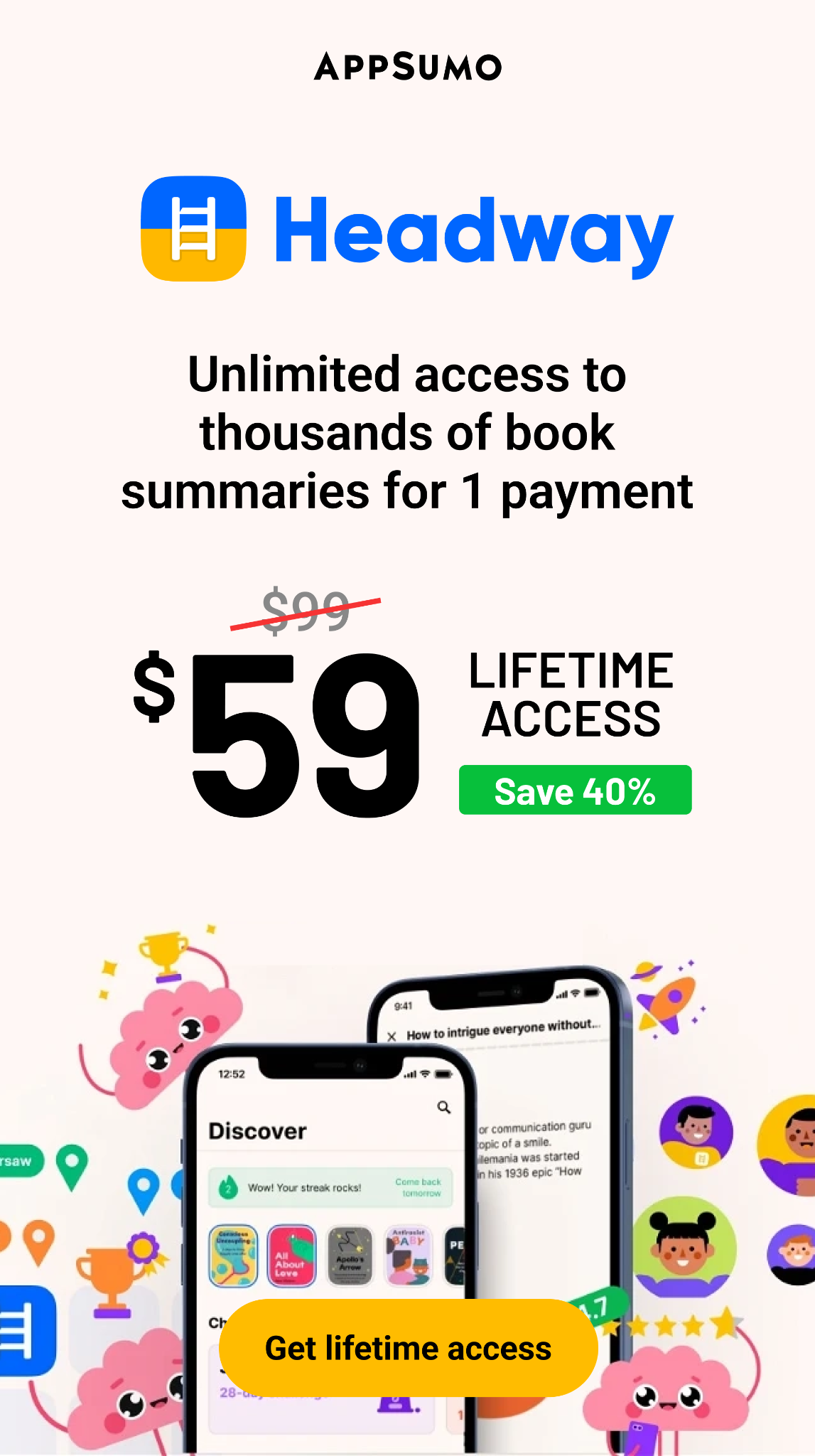 AppSumo Facebook ad