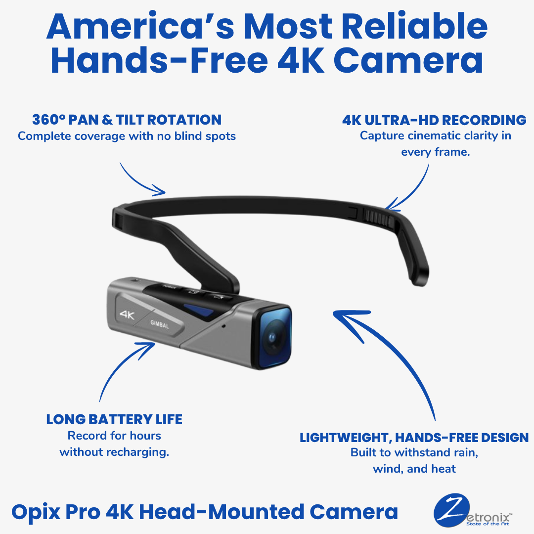 Zetronix Facebook ad: Hands-Free Freedom, 4K Video