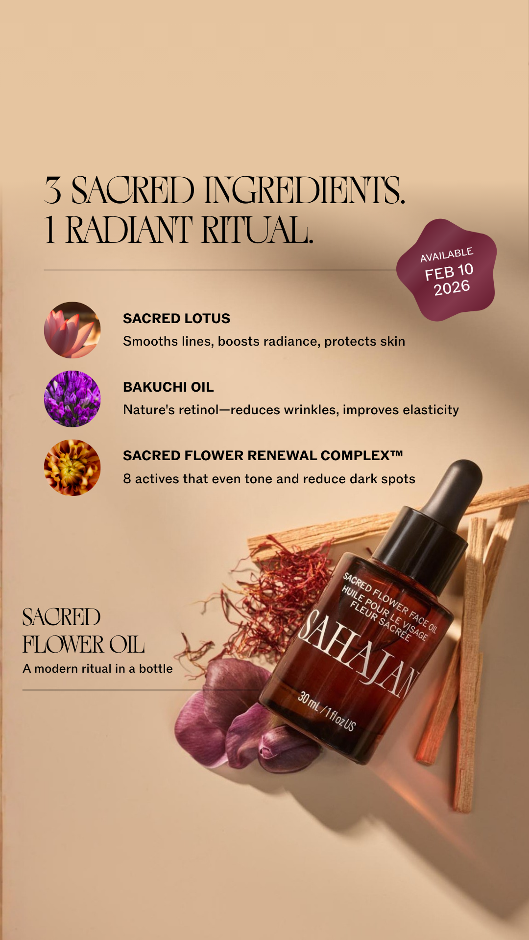 Sahajan Skincare Facebook ad