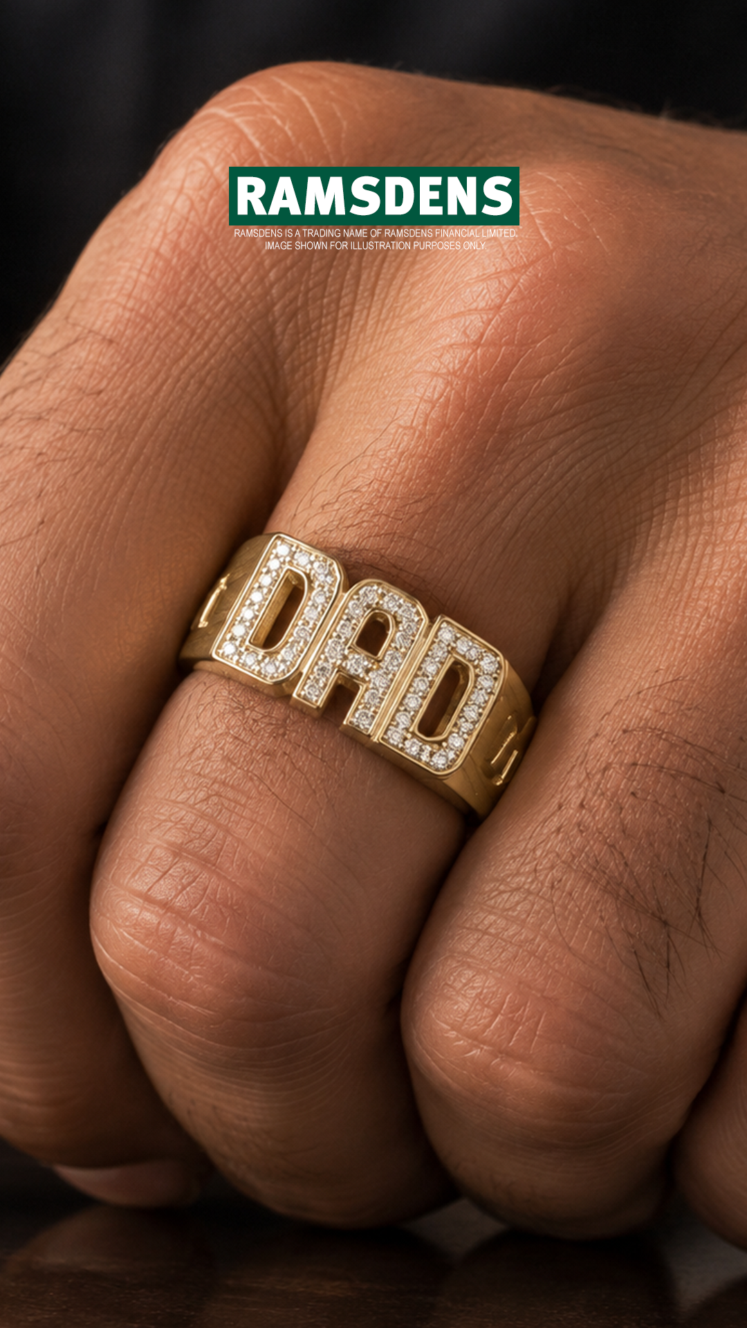 RAMSDENS Facebook ad: Shop Dad Rings