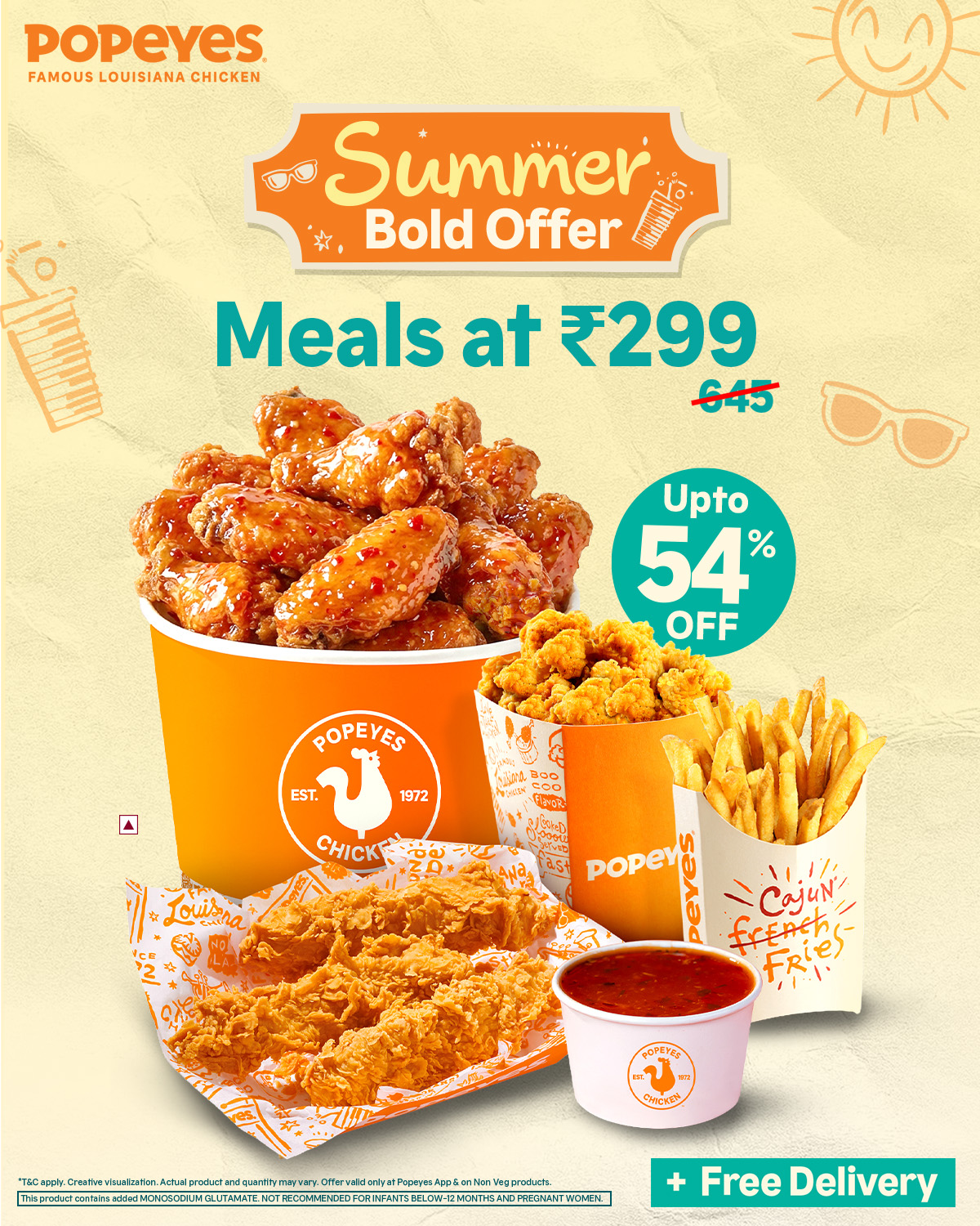 Popeyes India Facebook ad