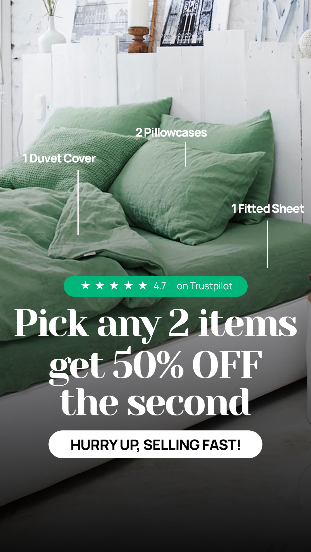 MagicLinen Facebook ad
