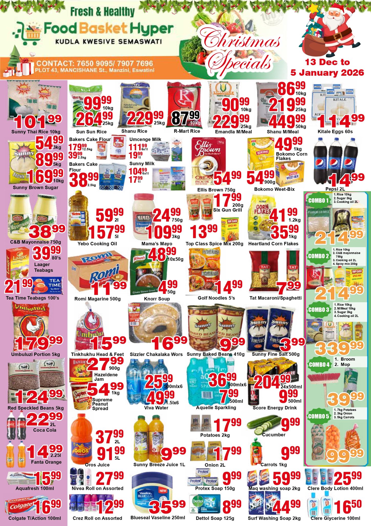 Food Basket Hyper Facebook ad: Christmas Mega Sale!