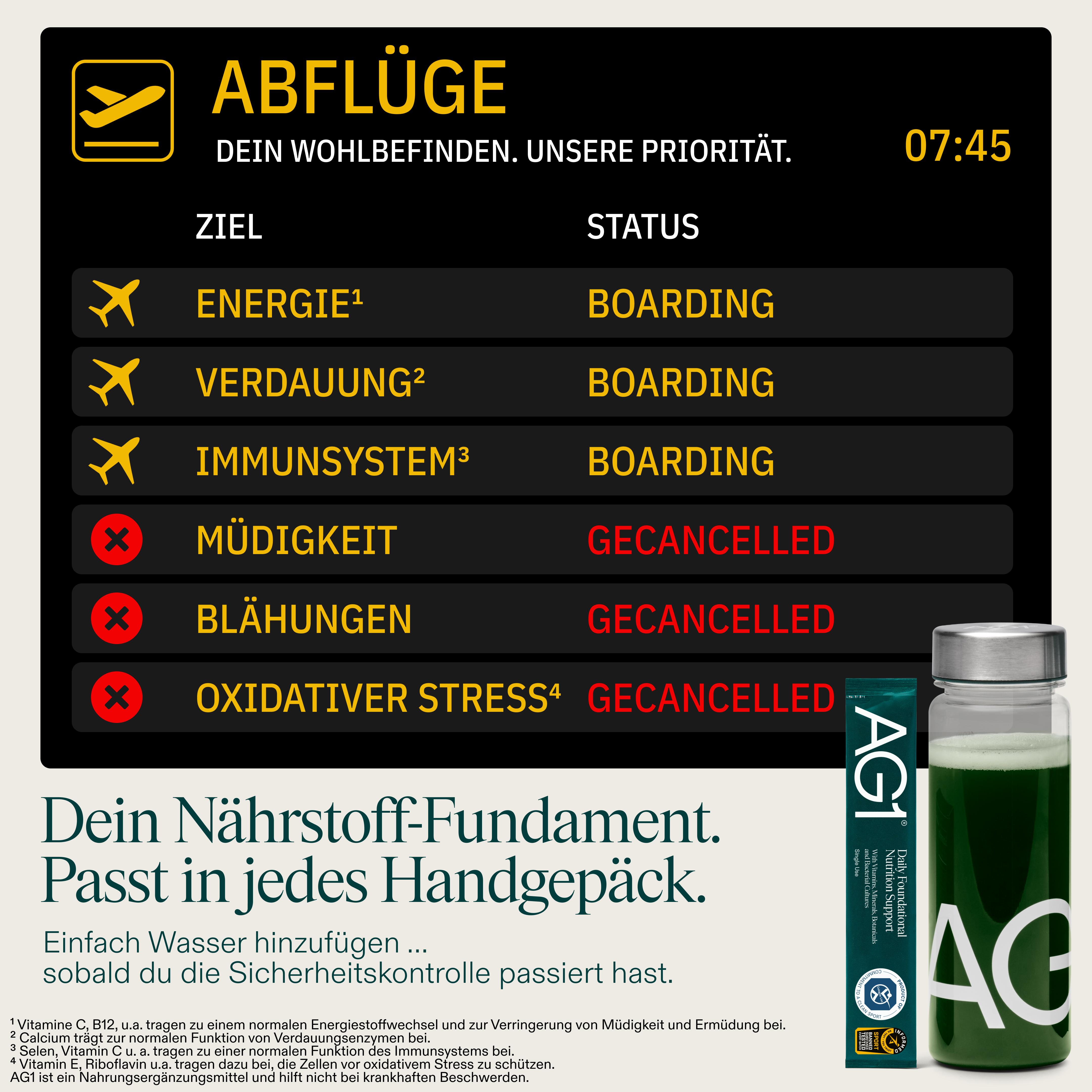 AG1 Deutschland Facebook ad
