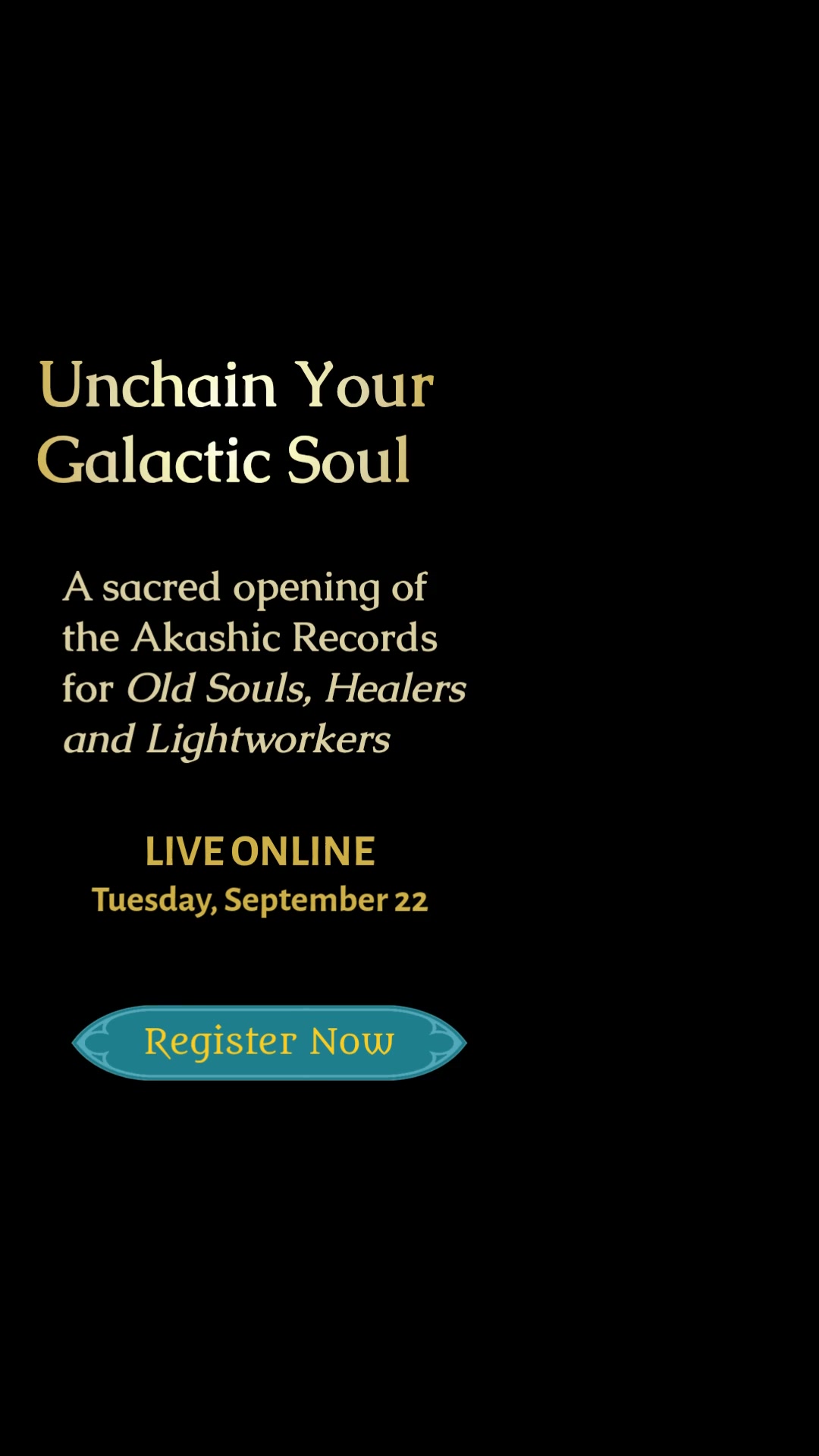 Akashic Knowing Facebook ad: Raise Your Frequency Instantly