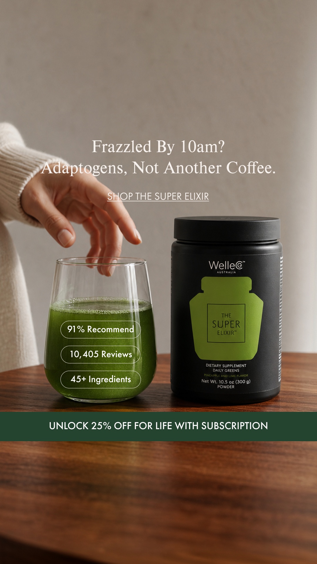 WelleCo Facebook ad