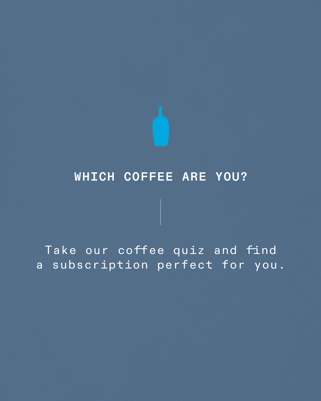 Blue Bottle Coffee Facebook ad
