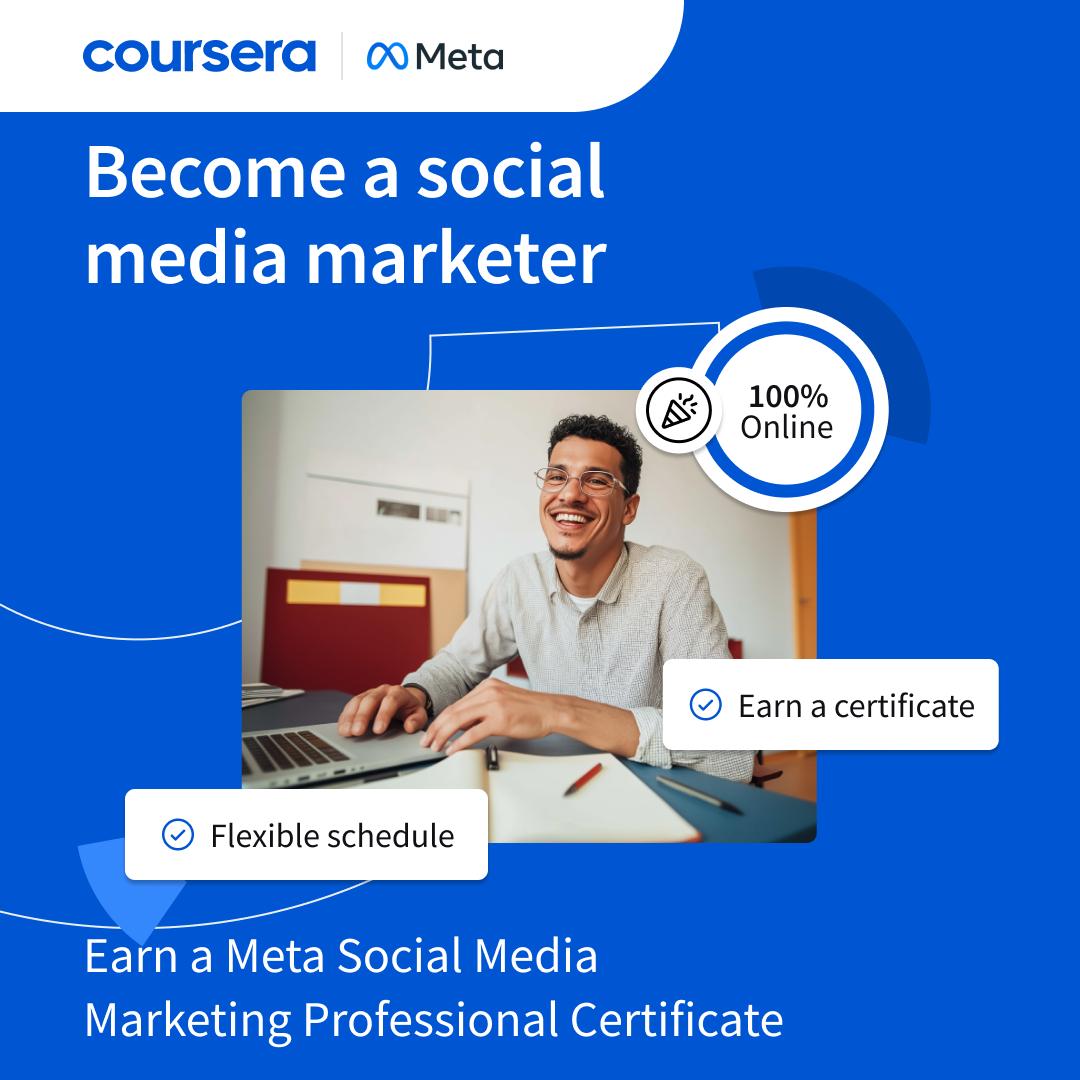 Coursera Facebook ad
