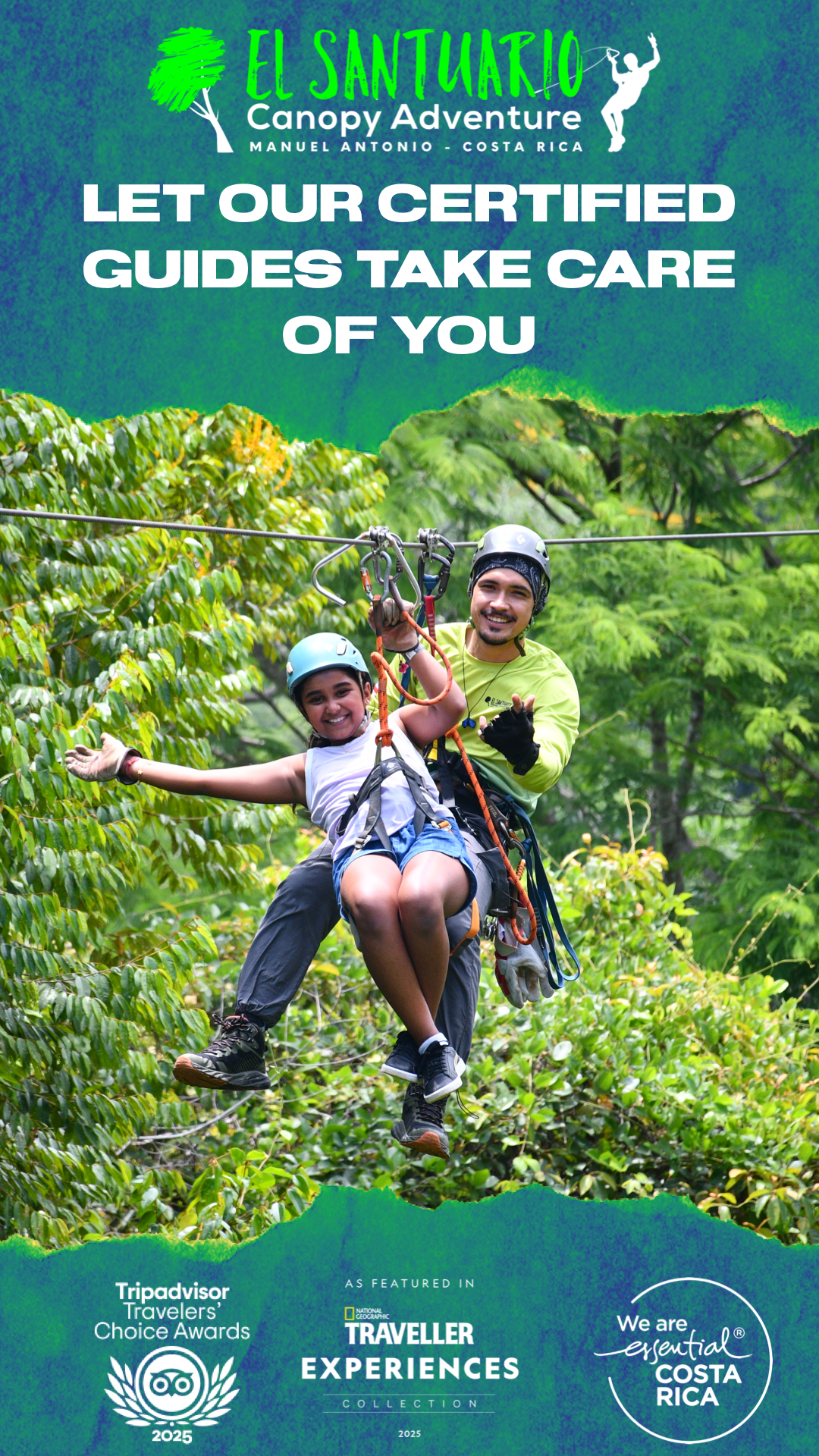El Santuario Canopy Adventure Tour Facebook ad