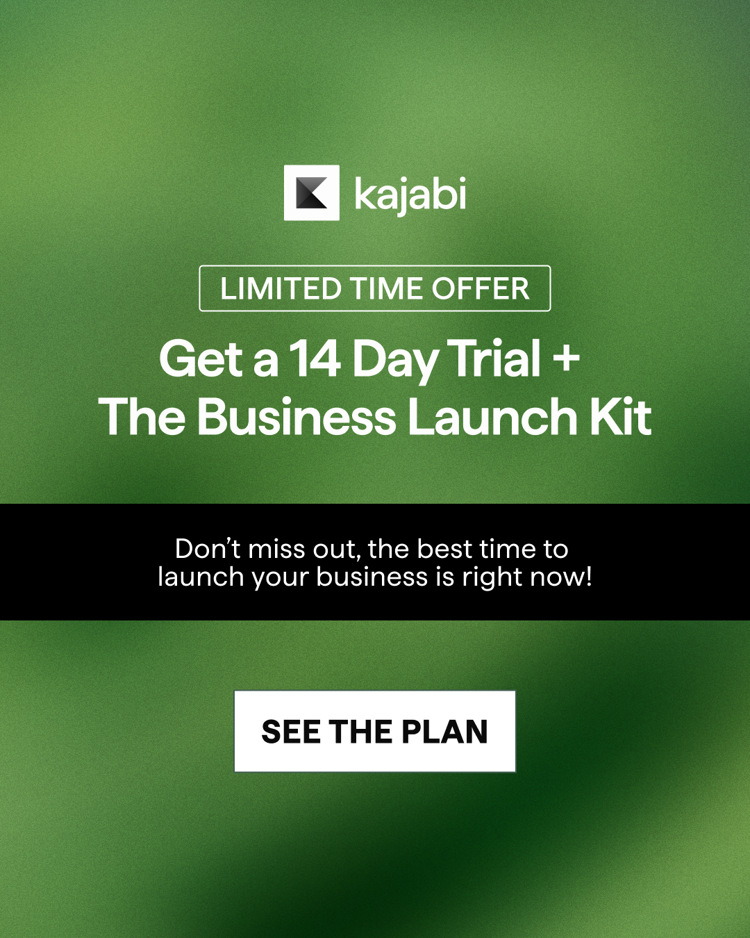 Kajabi Facebook ad: From Outline to First Sale in 14 Days: Enrollment Closes…