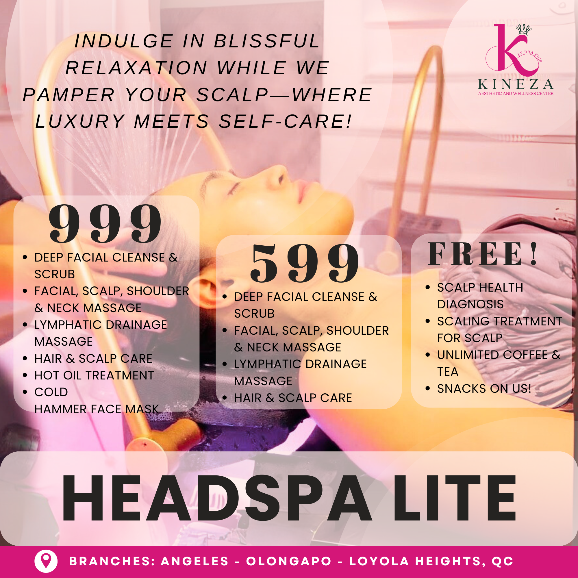 Kineza Aesthetic and Wellness Center Facebook ad