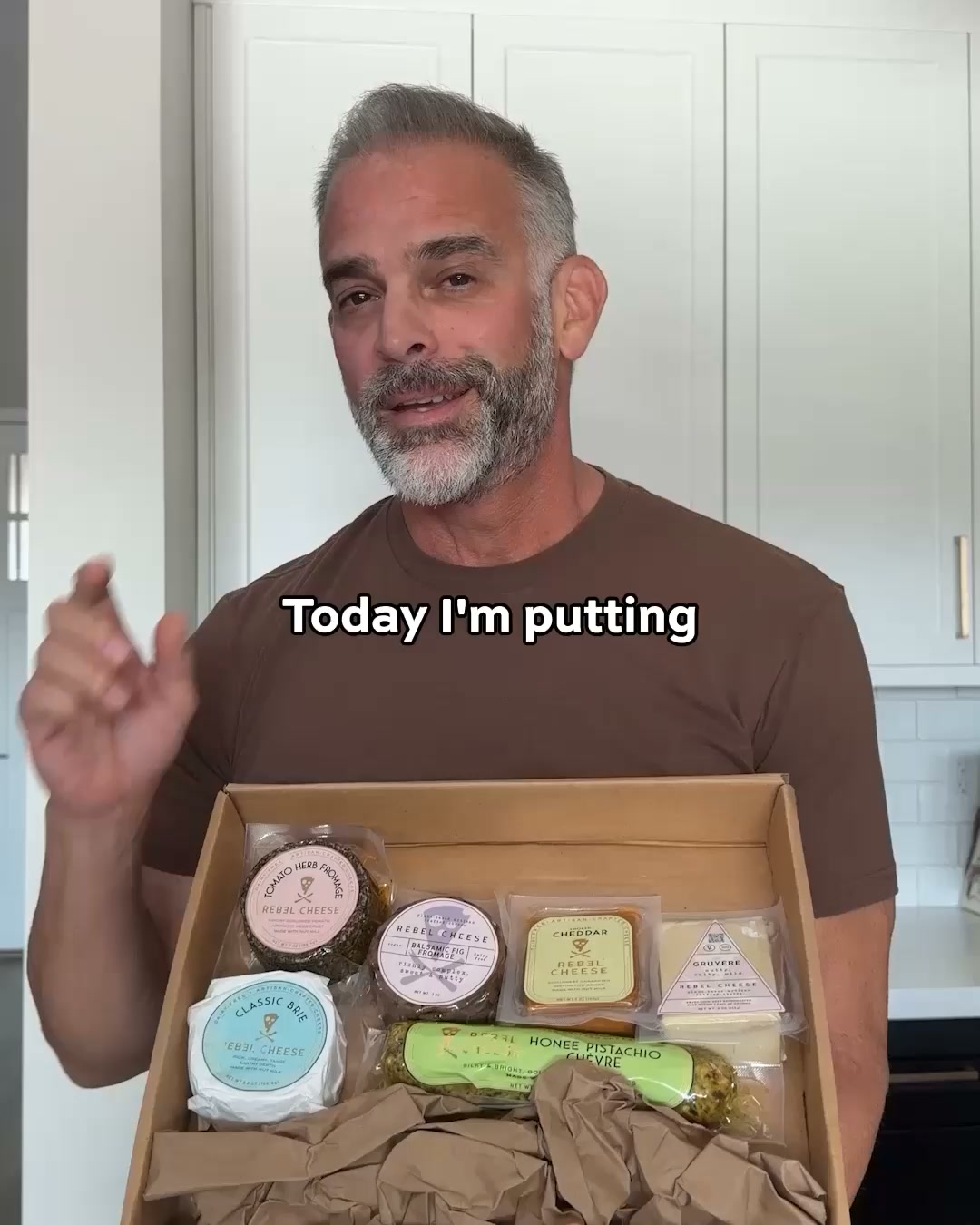 Rebel Cheese Facebook ad: Three Cheeses. Zero Dairy.