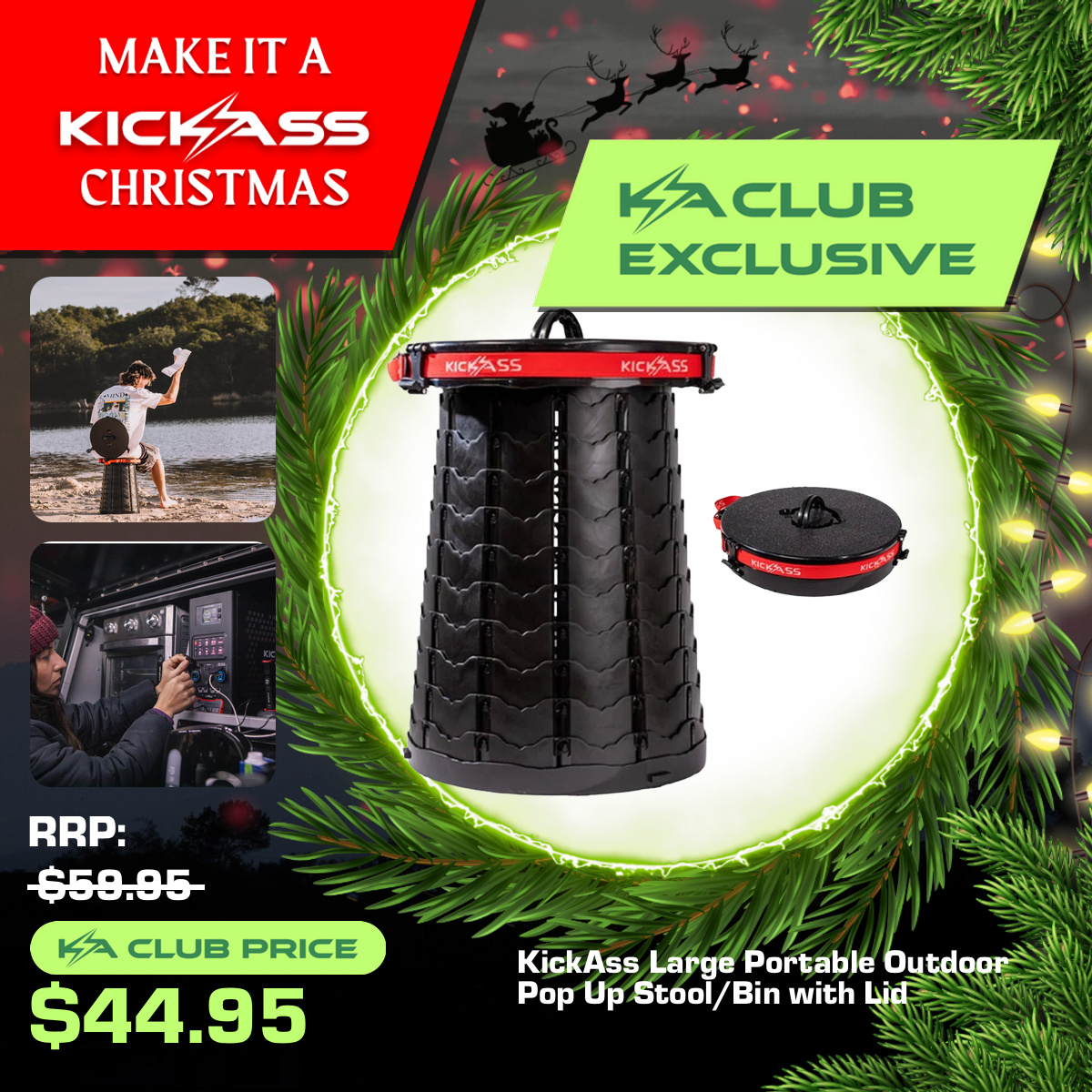 KickAss Products Facebook ad
