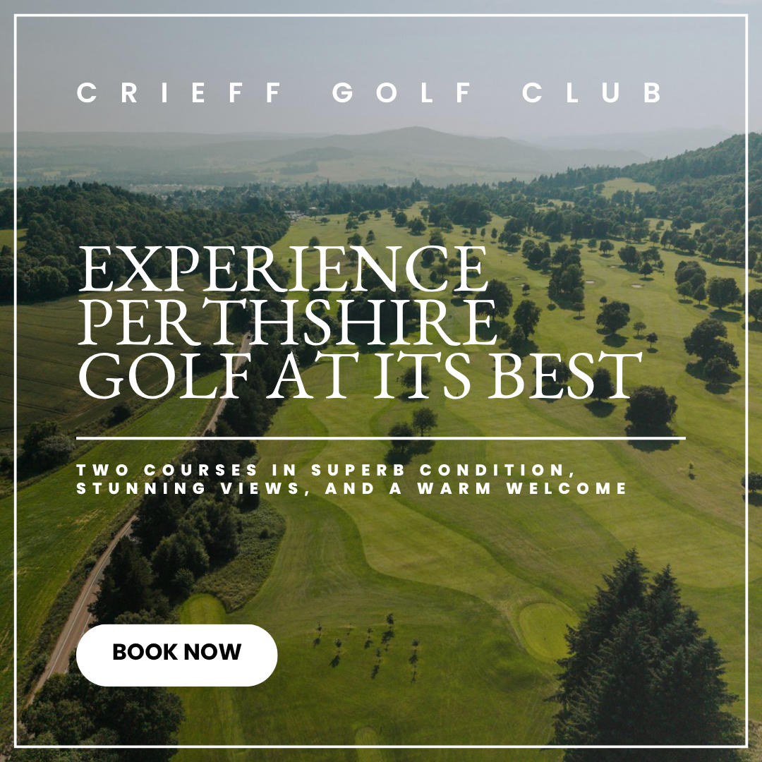 Crieff Golf Club Facebook ad: Book your summer round at Crieff Golf Club