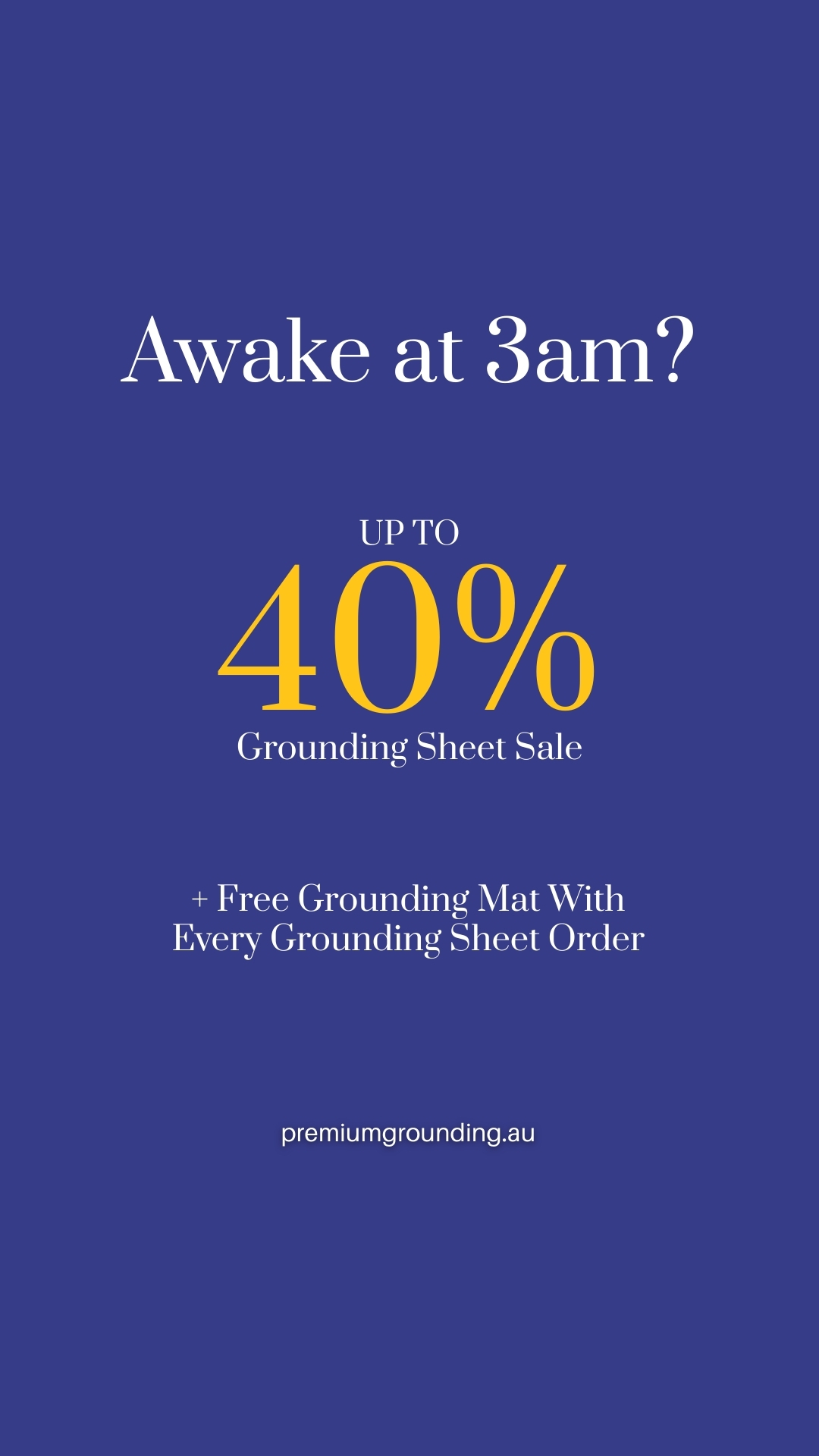 Premium Grounding  Facebook ad