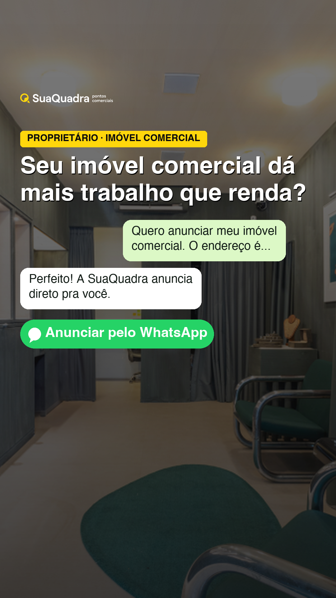 SuaQuadra Facebook ad from Jul 31, 2026