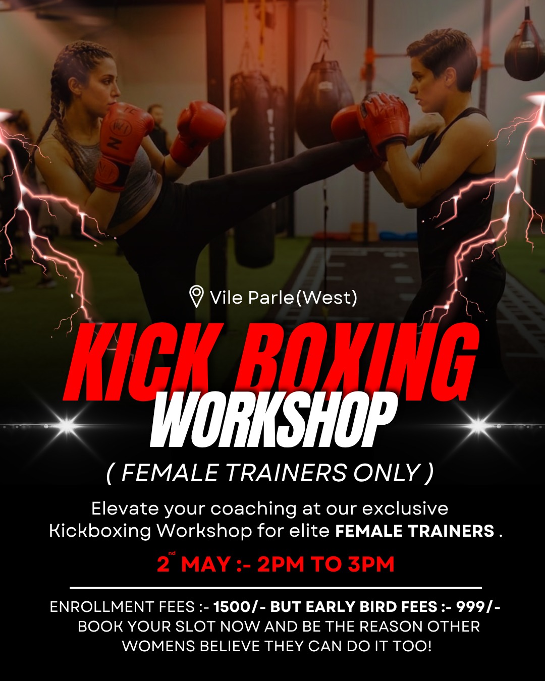 International Fitness Education Institute Facebook ad: FEMALE GYM Trainer Fitness Kickboxing