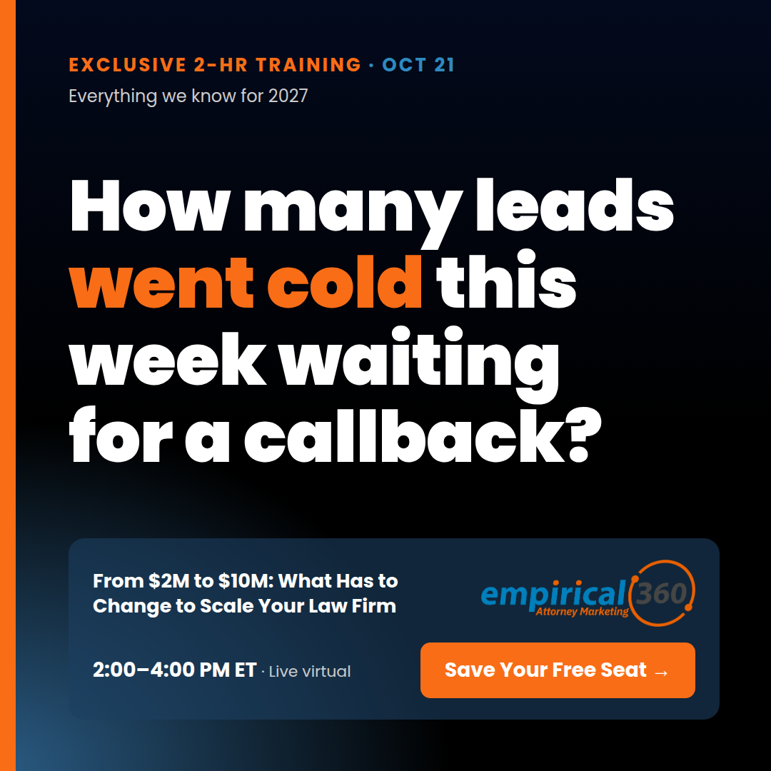 Empirical 360 Facebook ad: Stop Losing Leads to Callbacks