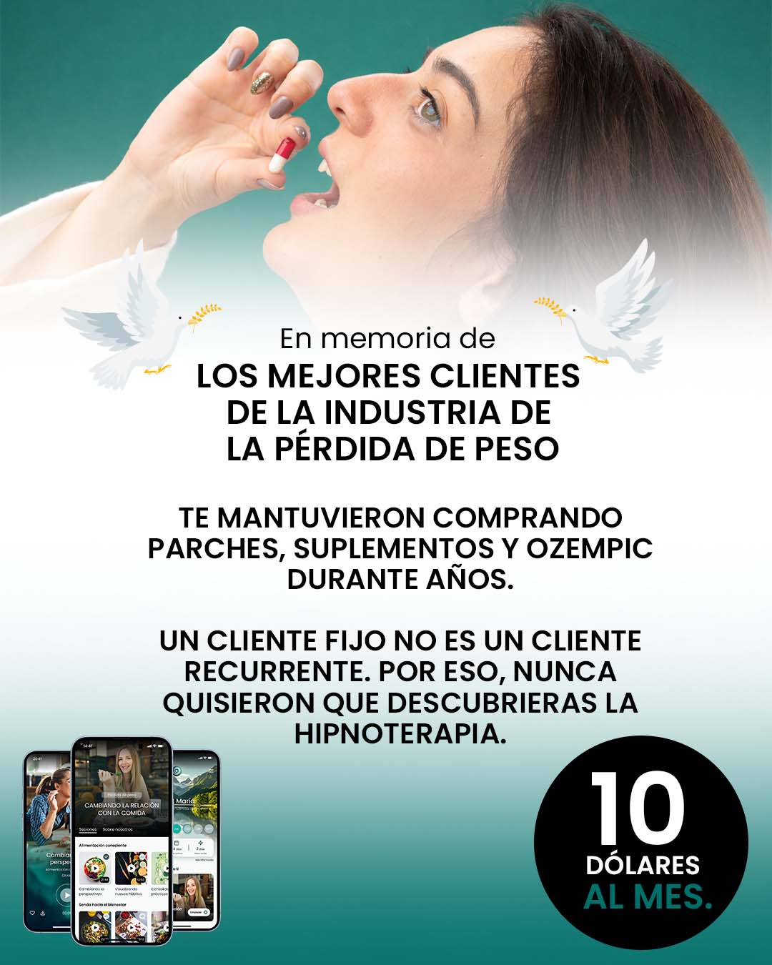 Hypnozio: power of hypnotherapy Facebook ad