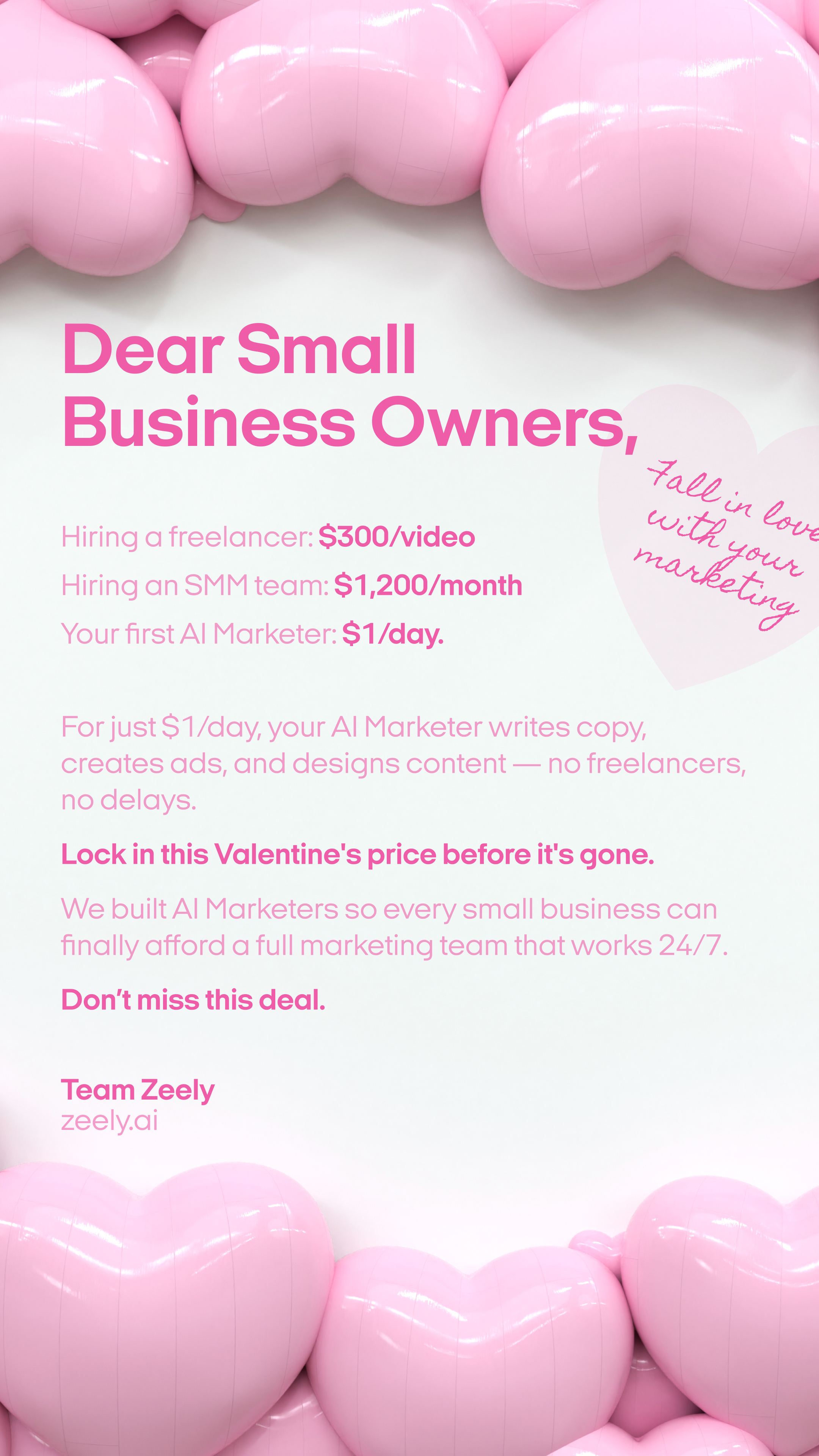 Zeely Facebook ad