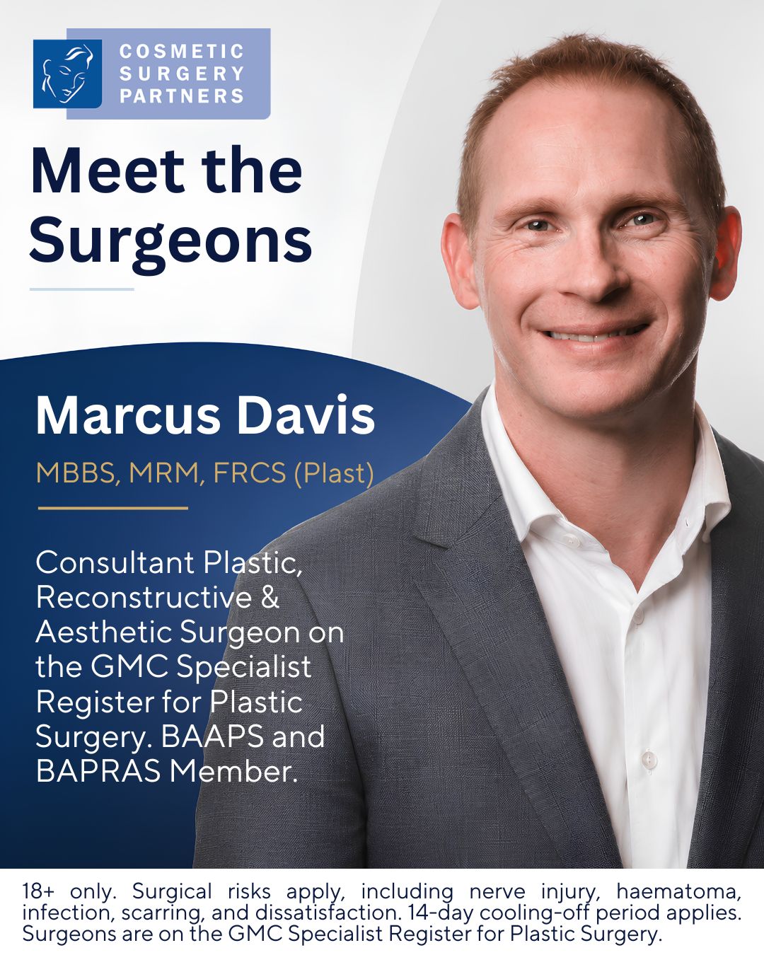 Cosmetic Surgery Partners London Facebook ad from Jun 18, 2026