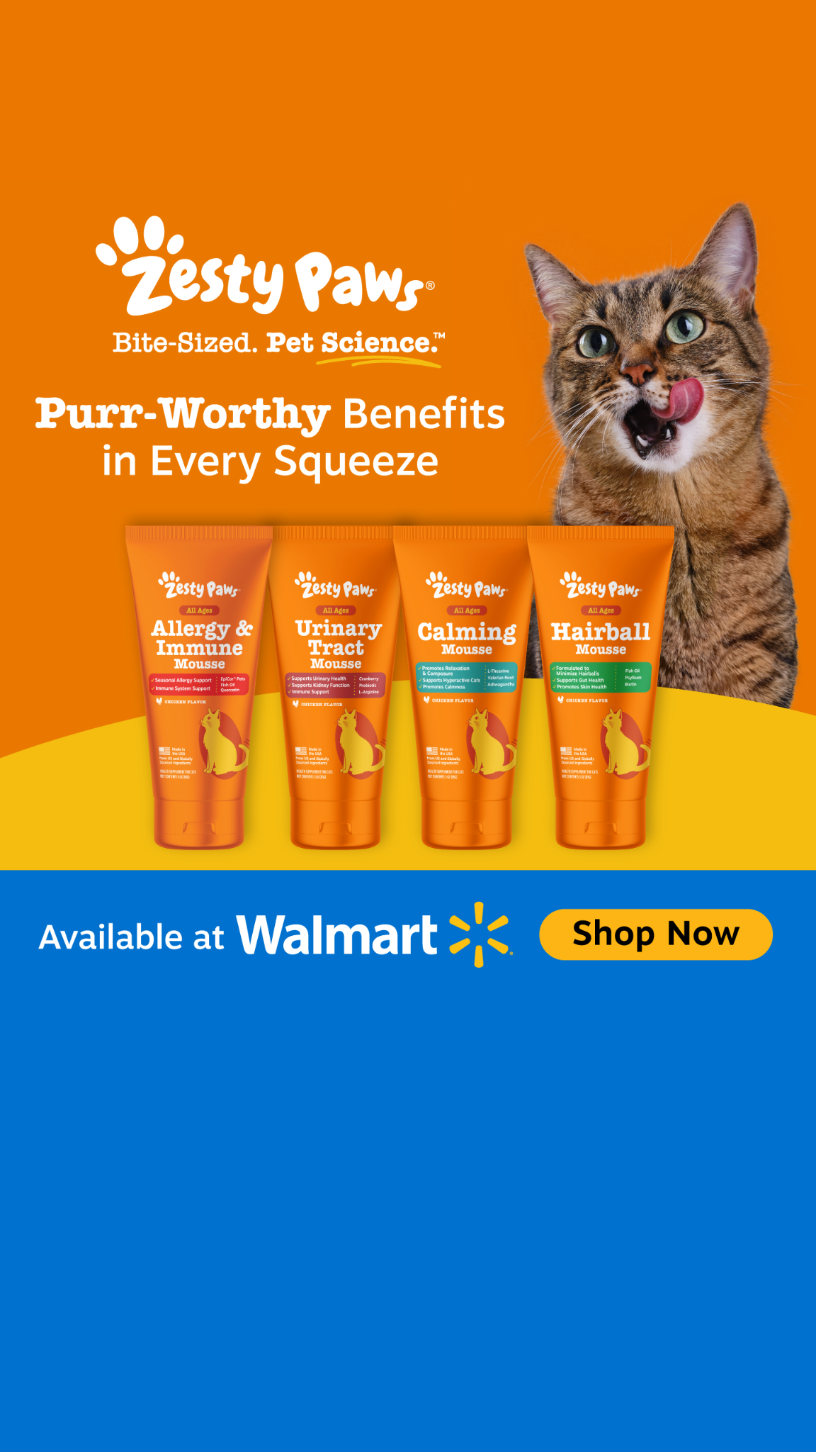 Zesty Paws Facebook ad