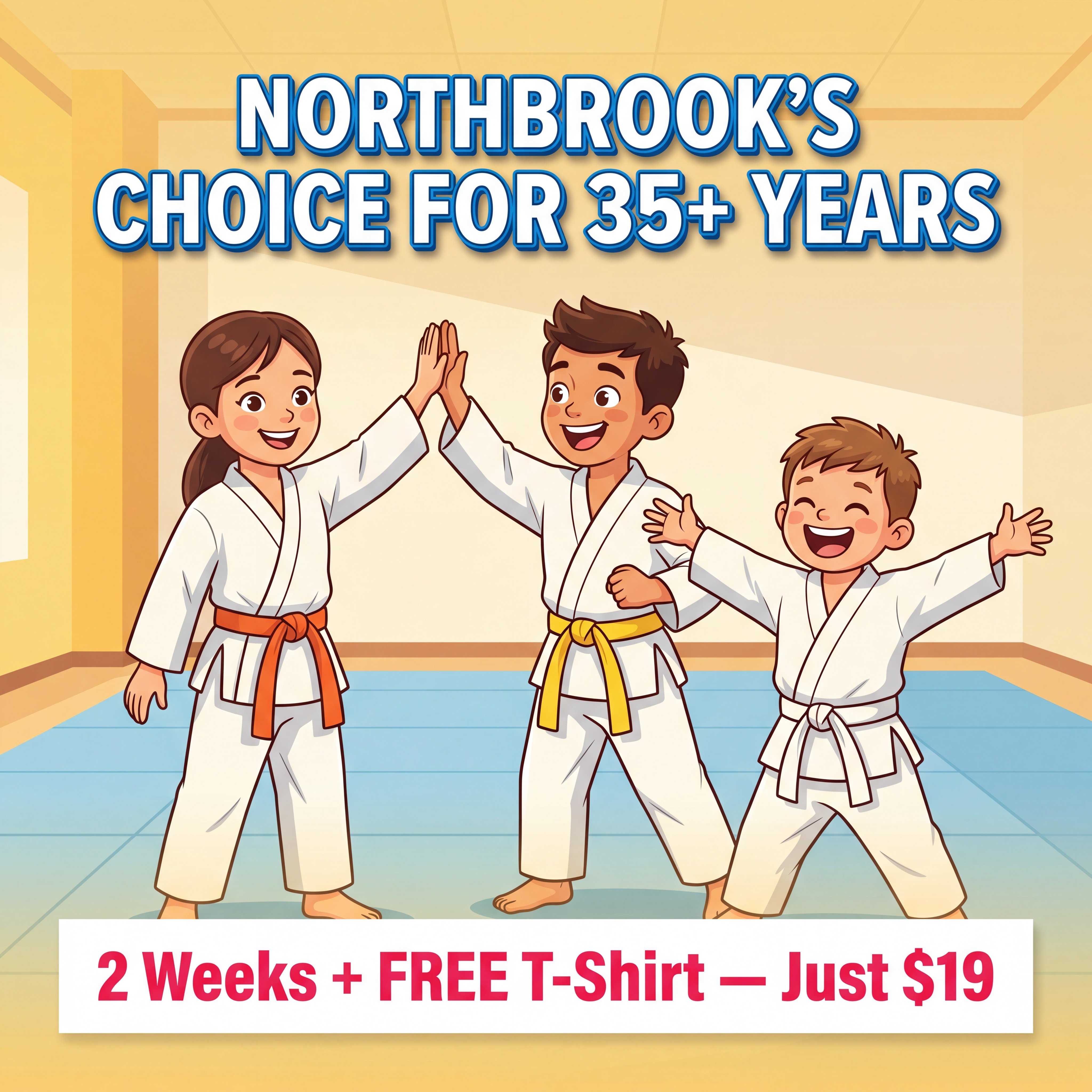 Northbrook's Best Martial Arts Program Facebook ad