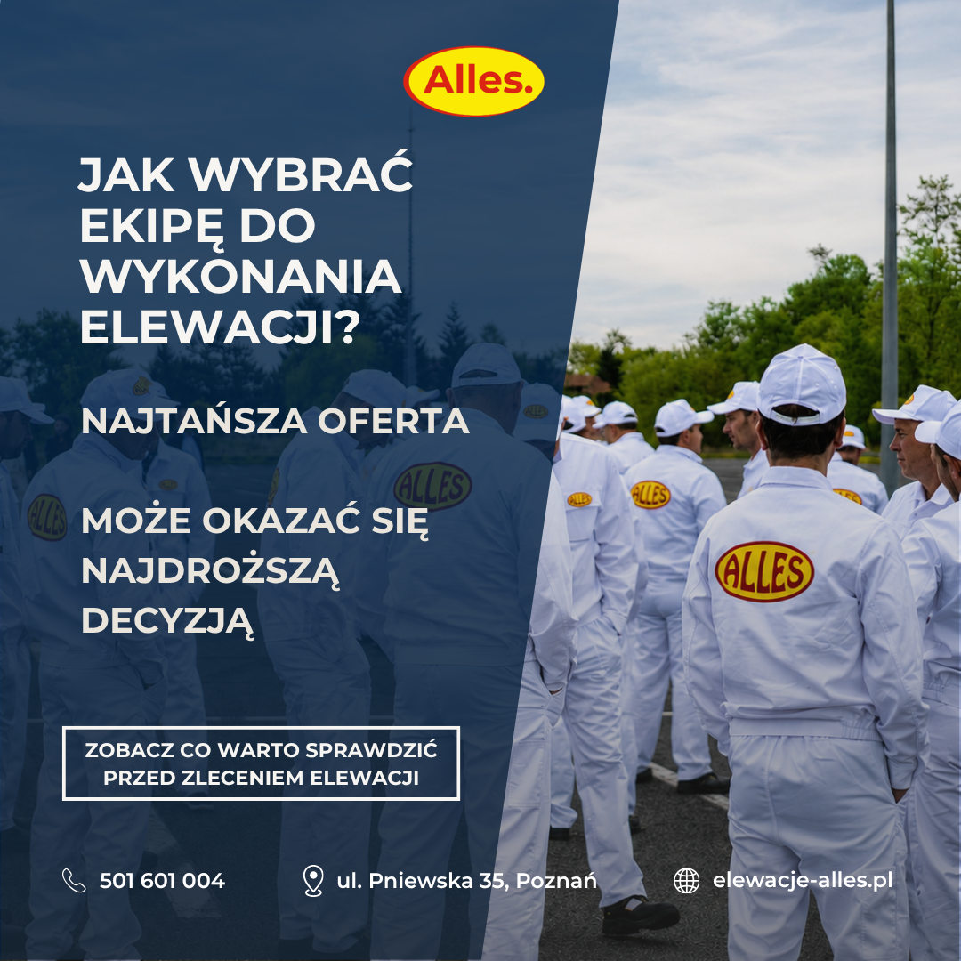 Alles Elewacje Facebook ad: Najtańsza oferta może okazać się najdroższą decyzją.
