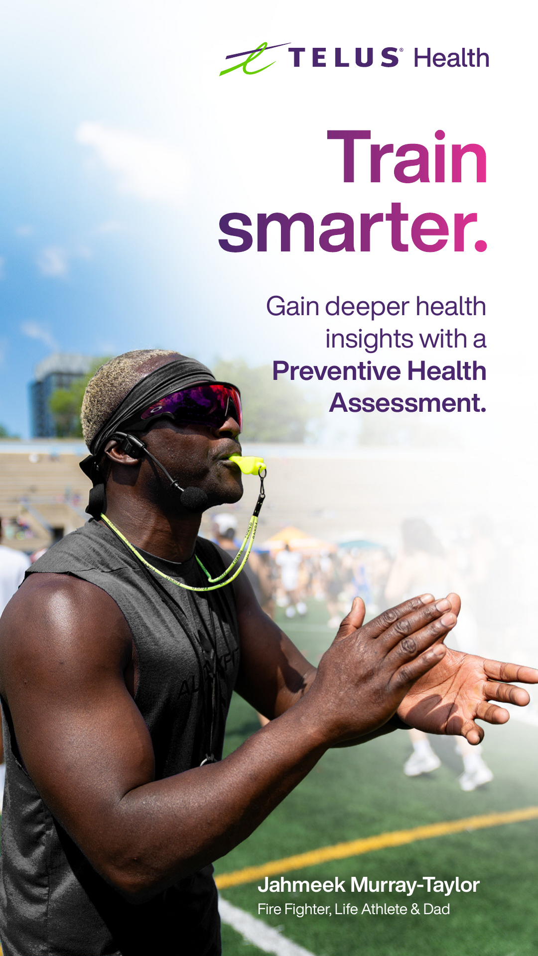 TELUS Health Facebook ad: Gain deeper health insights