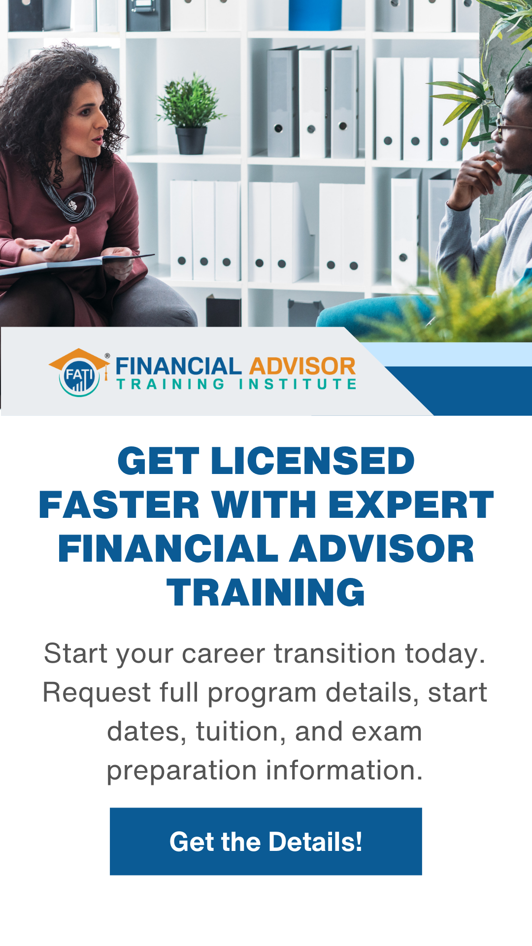 Financial Advisor Training Institute Facebook ad