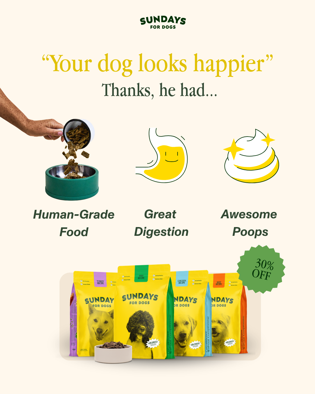 Sundays Facebook ad