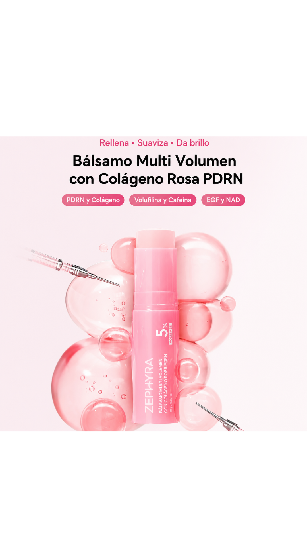 Zephyra Facebook ad: Piel más firme en segundos