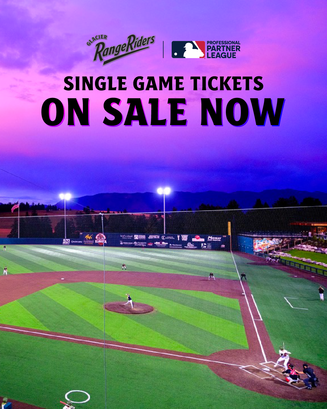 Glacier Range Riders Facebook ad: 2026 Baseball Tickets