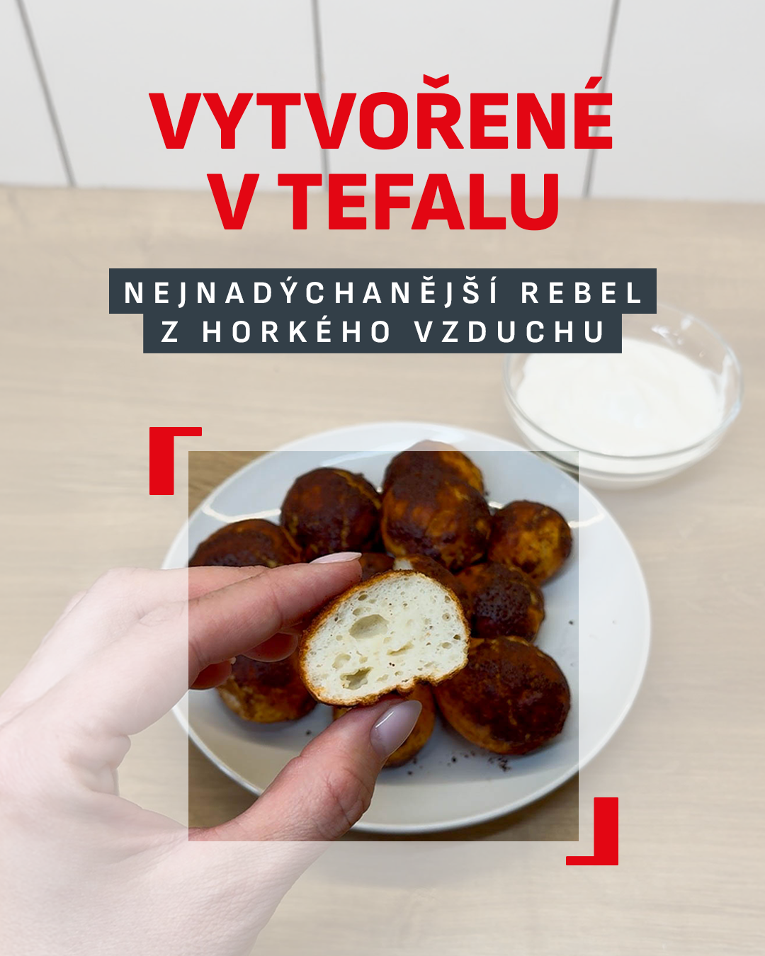 Tefal Facebook ad: Tefal je stvořený pro každý váš kulinářský mood.