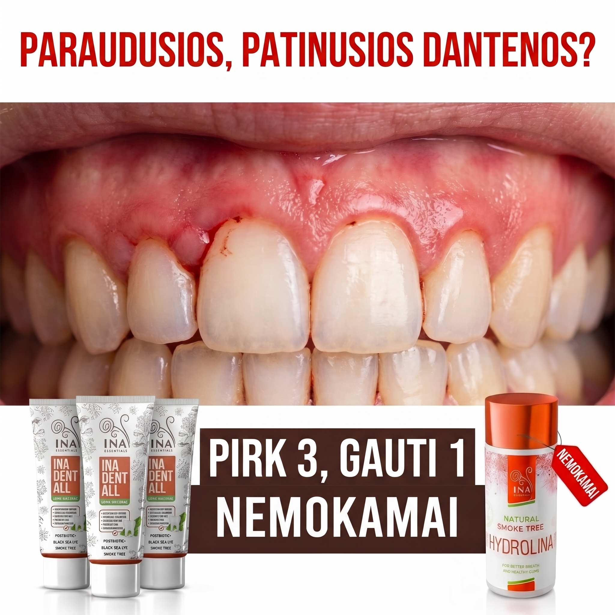 Šeimos Organinė Kosmetika - InaEssentials.lt Facebook ad
