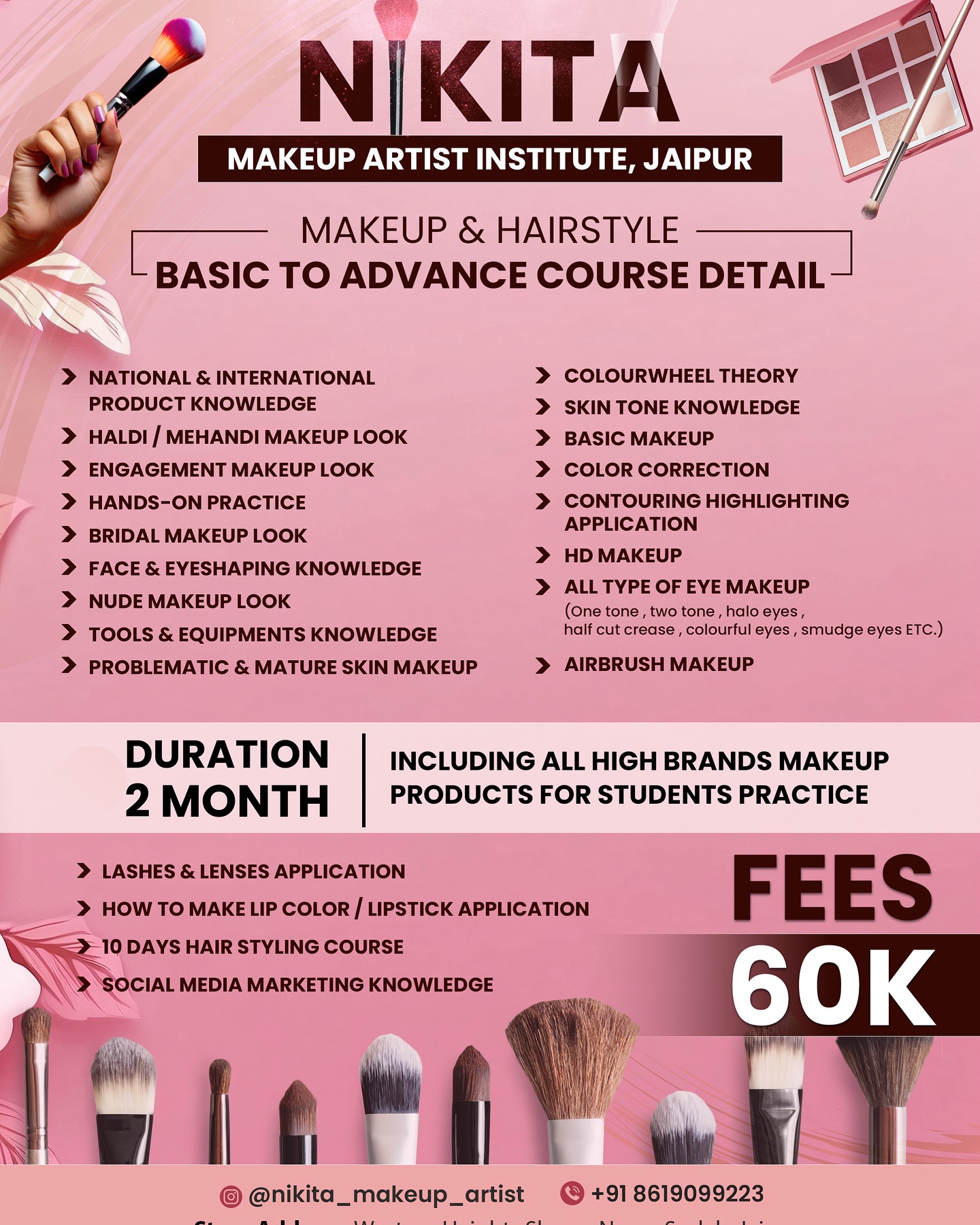 Nikita Makeup Artist Facebook ad