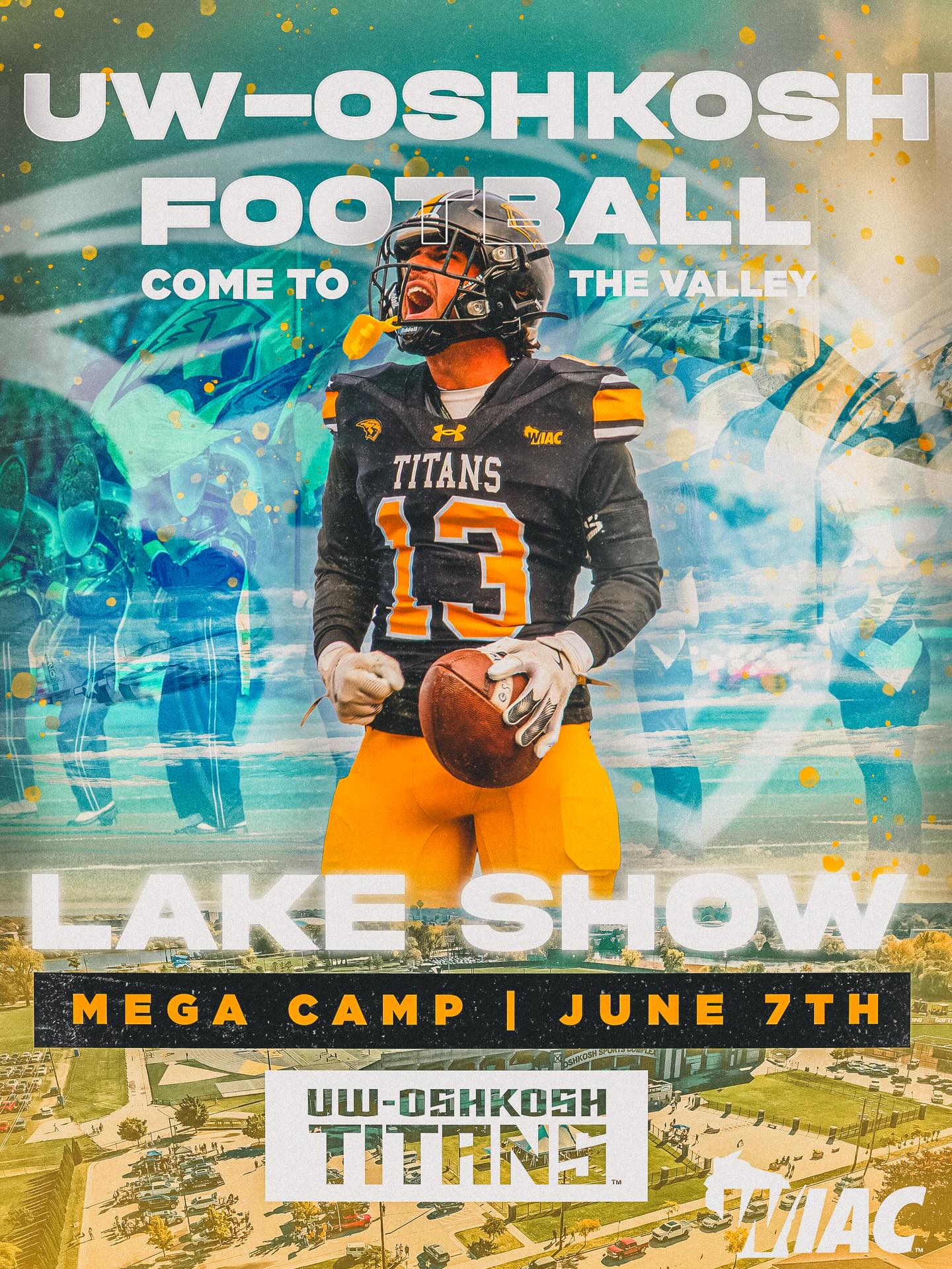 uwoshkoshfootball Facebook ad: COME COMPETE IN THE VALLEY.