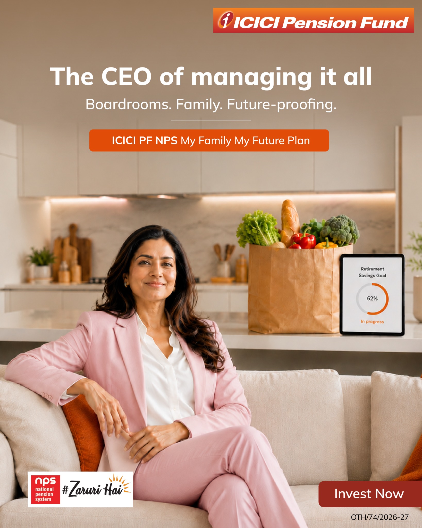 ICICI Pension Fund Facebook ad