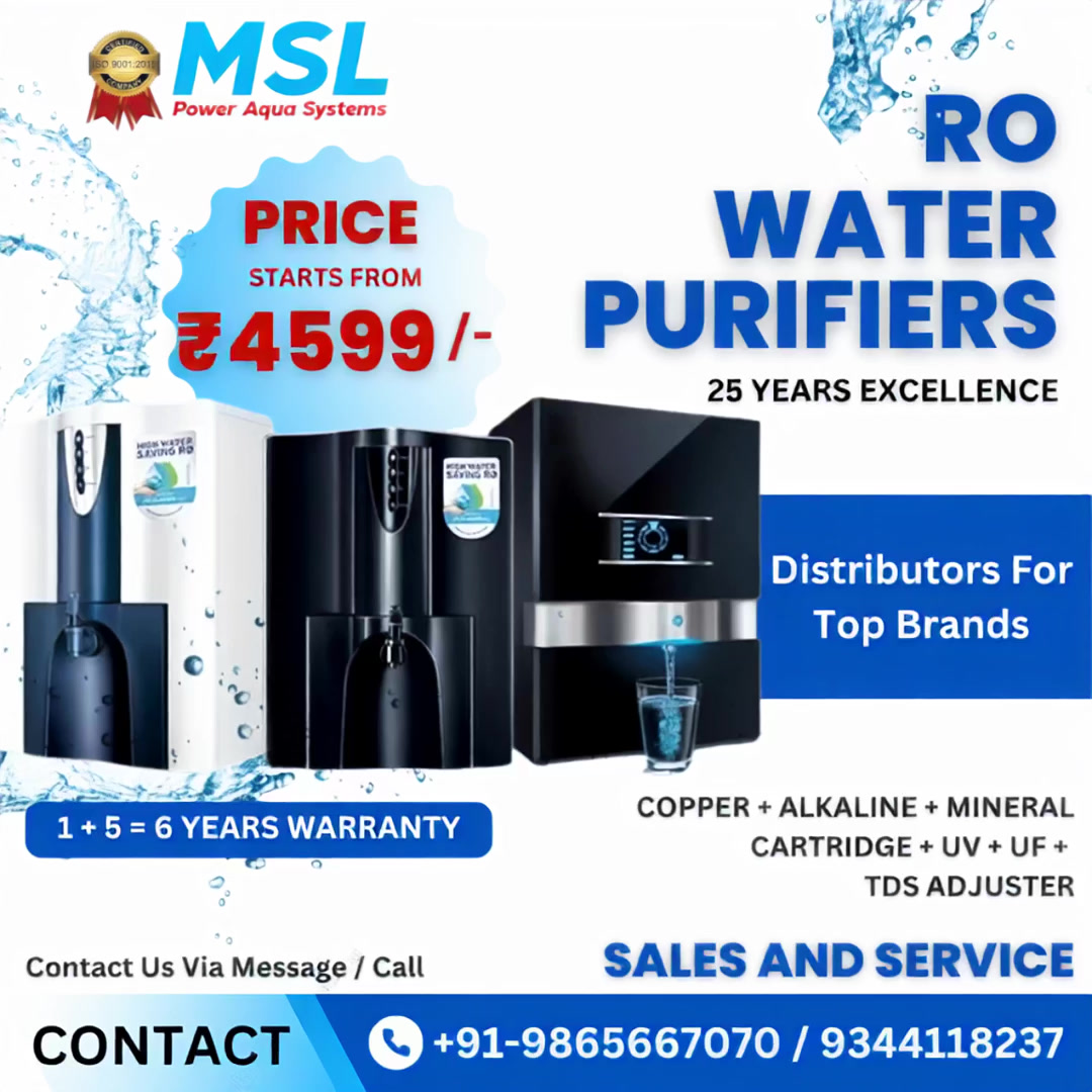 MSL Chemicals & Marketing Facebook ad: Installation & All accessories FREE. Chat Now!