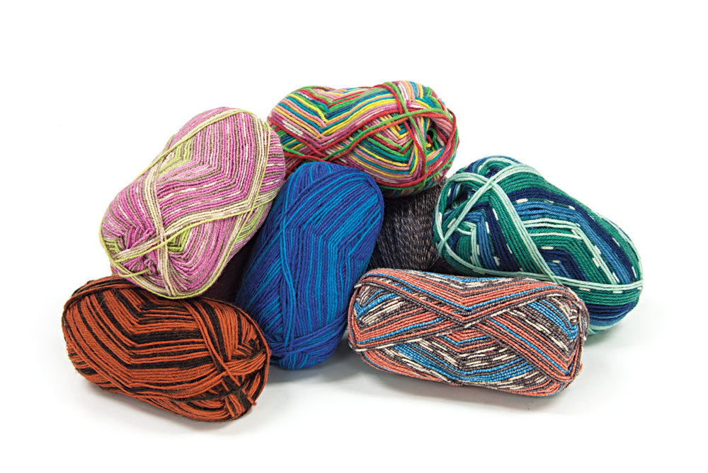 Mary Maxim Facebook ad: Let your creativity flow with Mary Maxim’s yarn.