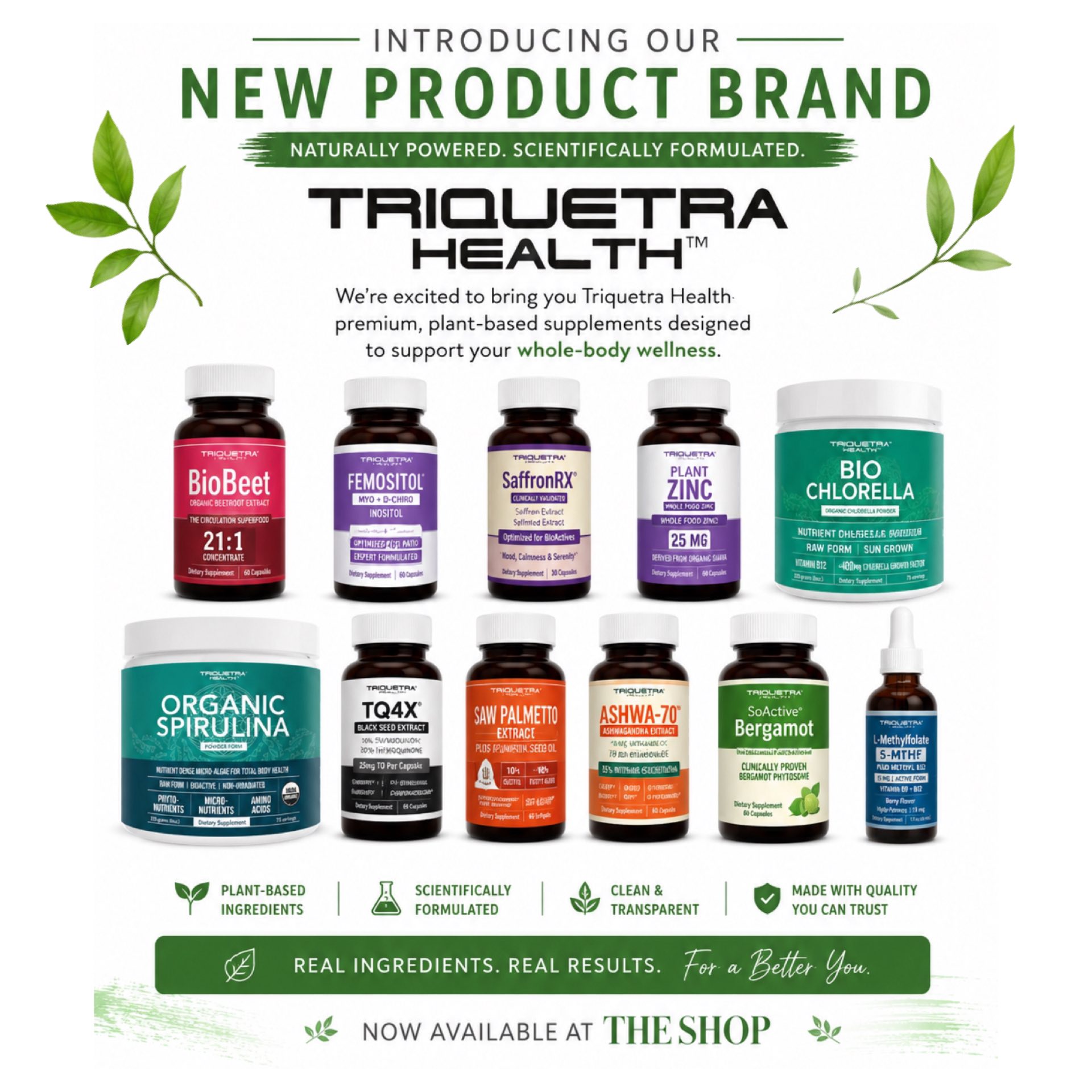 Balance - Massage & Wellness Facebook ad: PLANT BASED SUPPLEMENTS