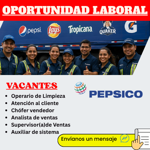 Nueva Convocatoria Facebook ad: PepsiCo Tiene Nuevas Oportunidades para Ti