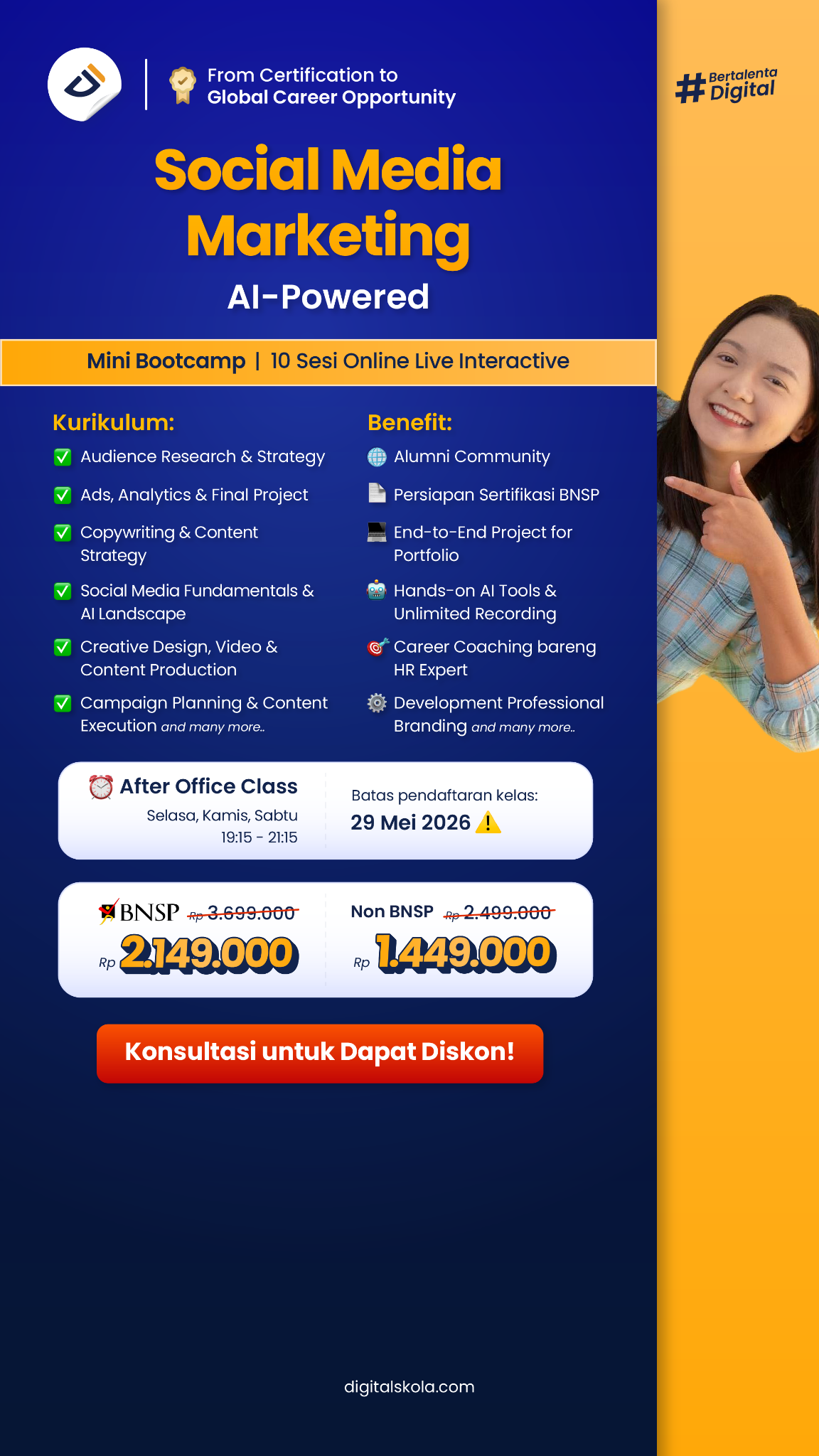 Digital Skola Facebook ad
