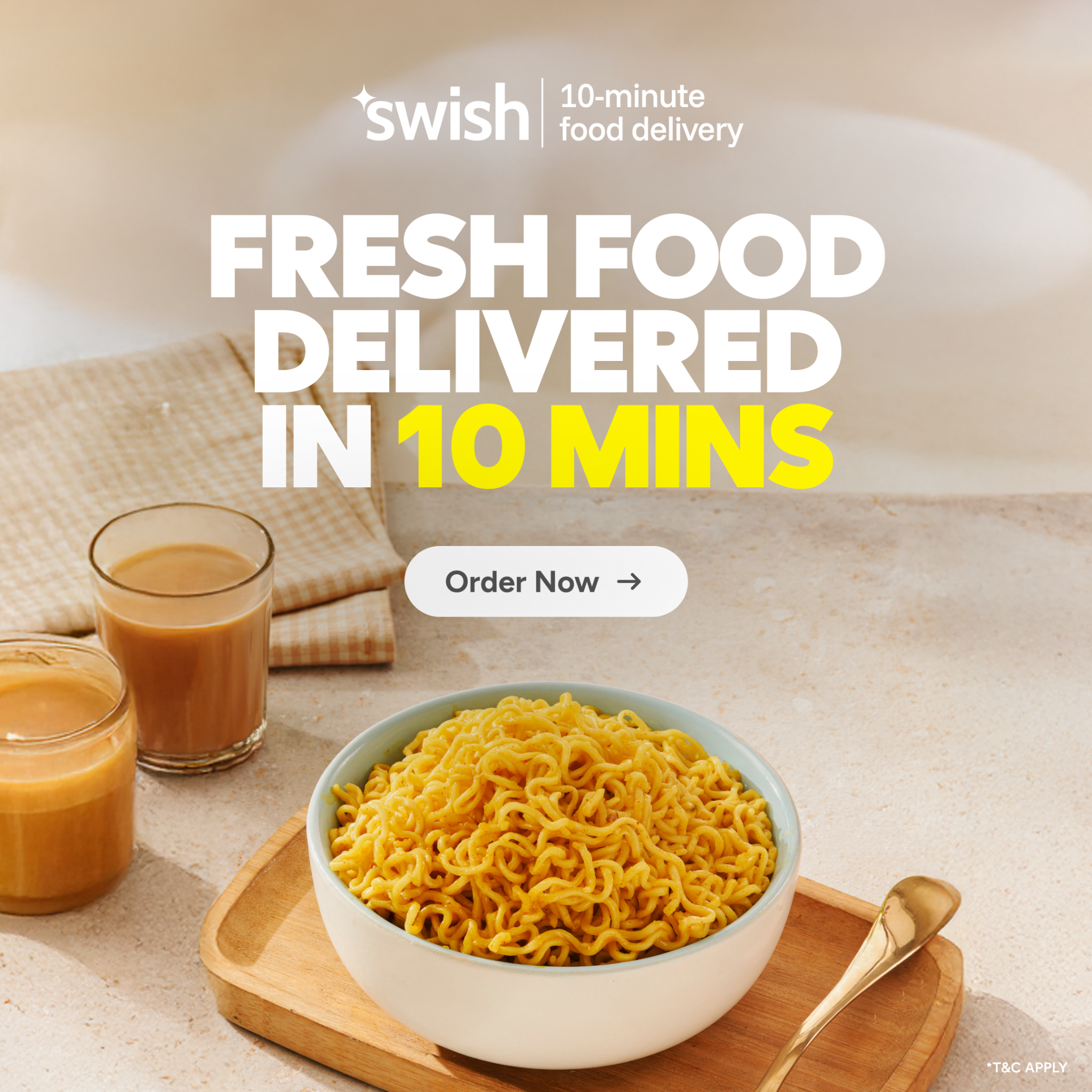 Swish Now Facebook ad