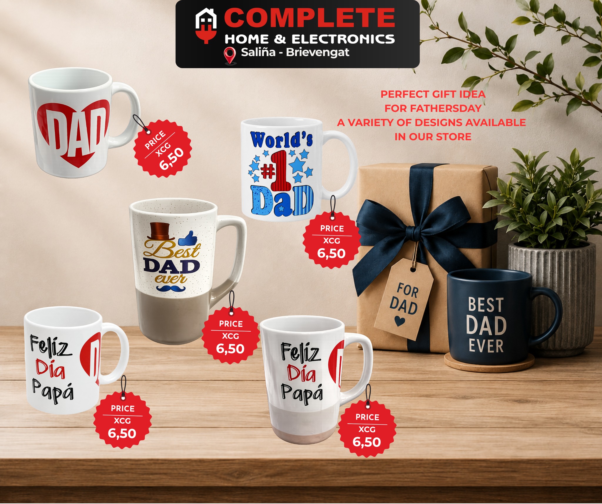 Complete Home Curacao Facebook ad: Here Are Our Favorite Gifts.
