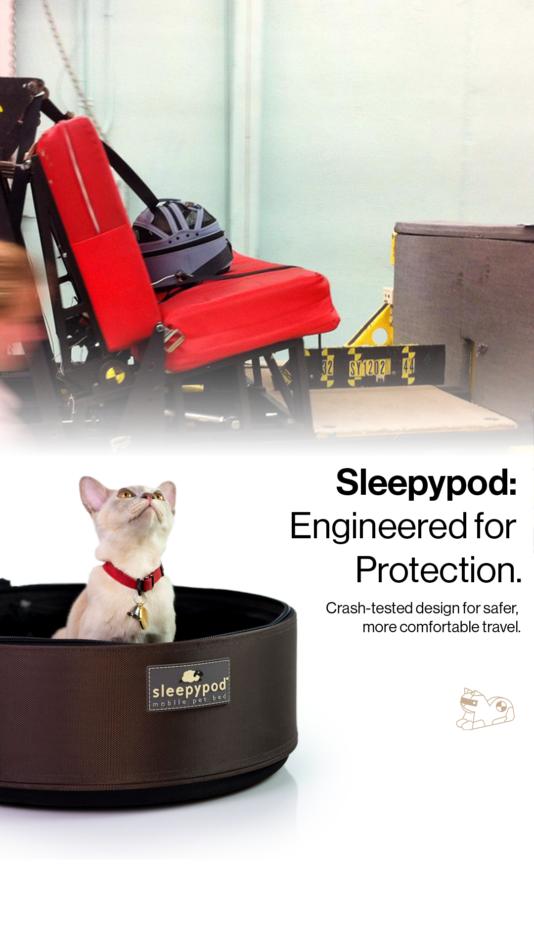 Sleepypod Facebook ad