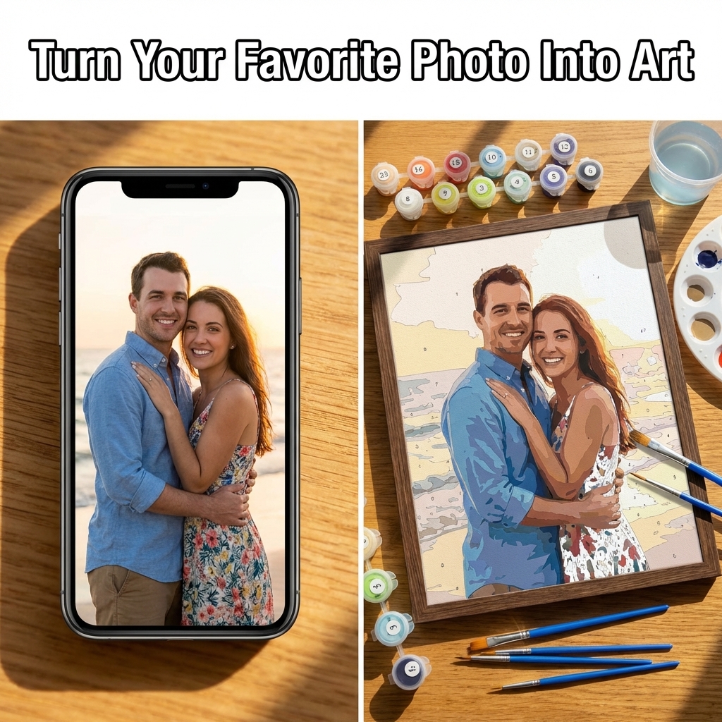 Paint by Numbers - DIY Facebook ad