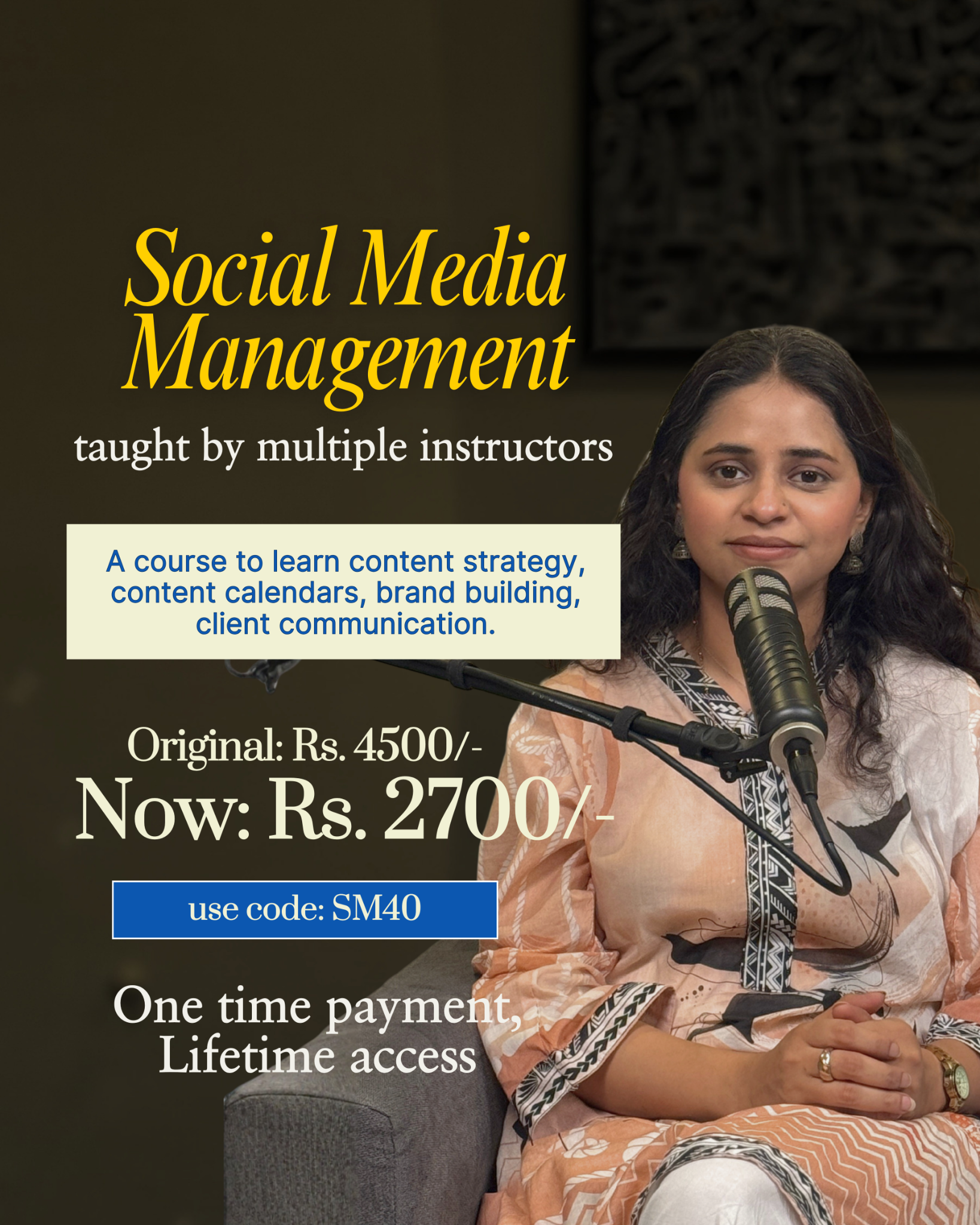 Mavi App Facebook ad: Get 40% Off Expert-Led Courses with Lifetime Access!