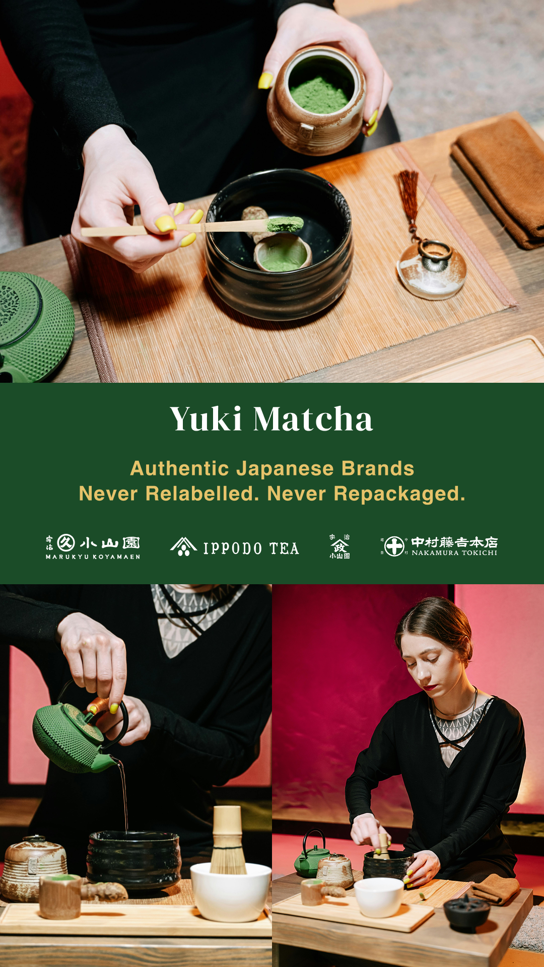 Yuki Matcha Facebook ad from Dec 28, 2025