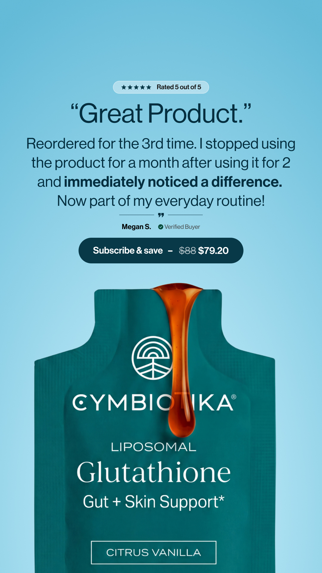 Cymbiotika Facebook ad